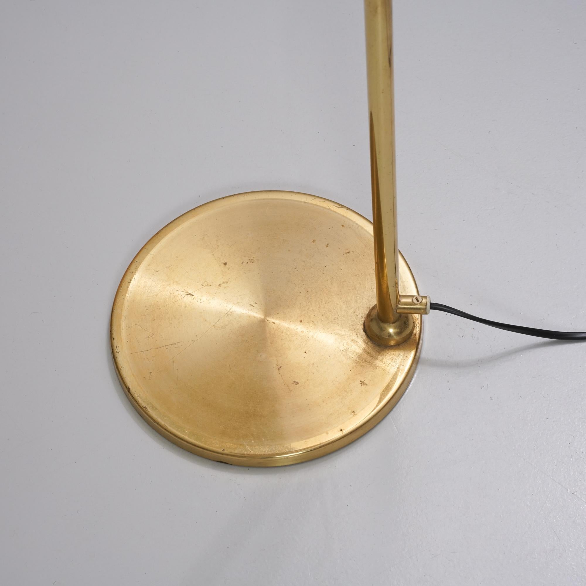 Swedish Model G125-2 Floor Lamp, Nya Öia, Sweden, Mid-20th Century For Sale