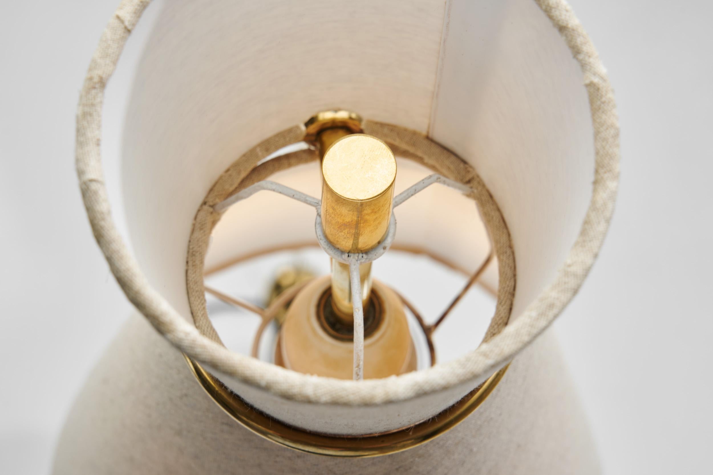 Lampada da terra in ottone Model 