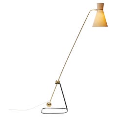 Model "G2" Brass Floor Lamp by Pierre Guariche for Disderot, France 1950s