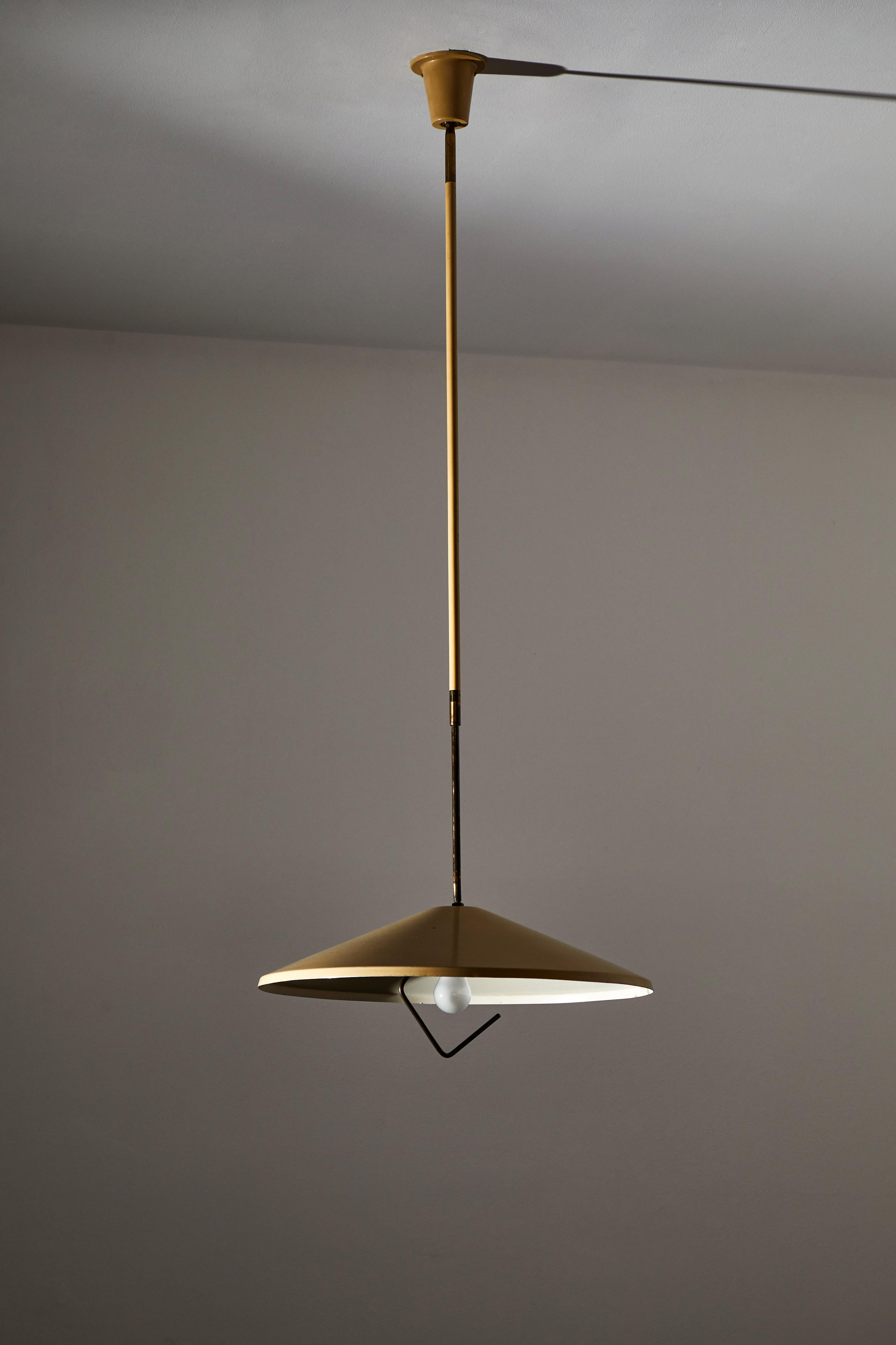 Mid-Century Modern Model G6 Suspension Light by Bruno Gerosa for Lumen