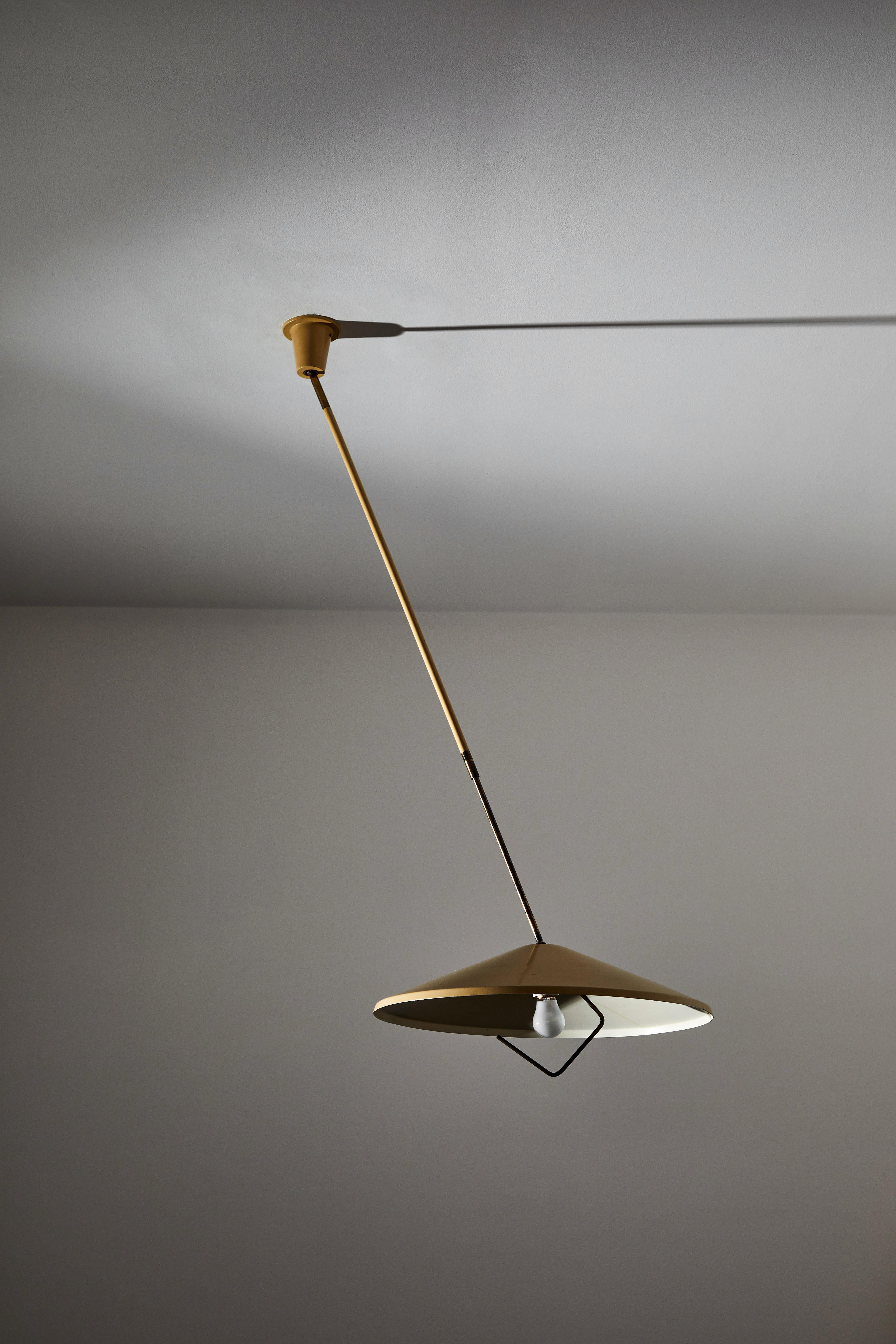 Brass Model G6 Suspension Light by Bruno Gerosa for Lumen