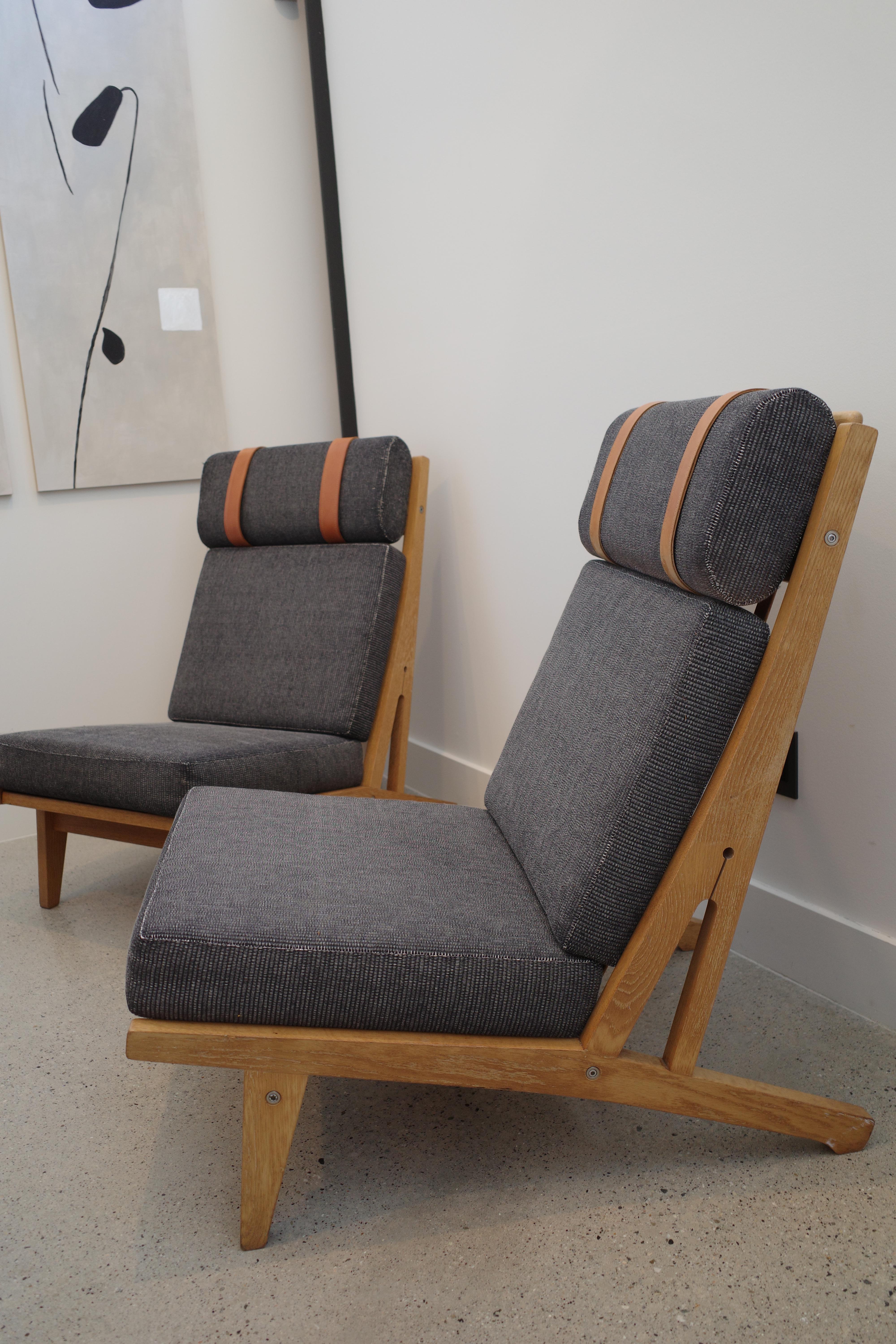 Danese Sedie da salotto modello GE-375 in Oak di Hans Wegner per Getama in vendita