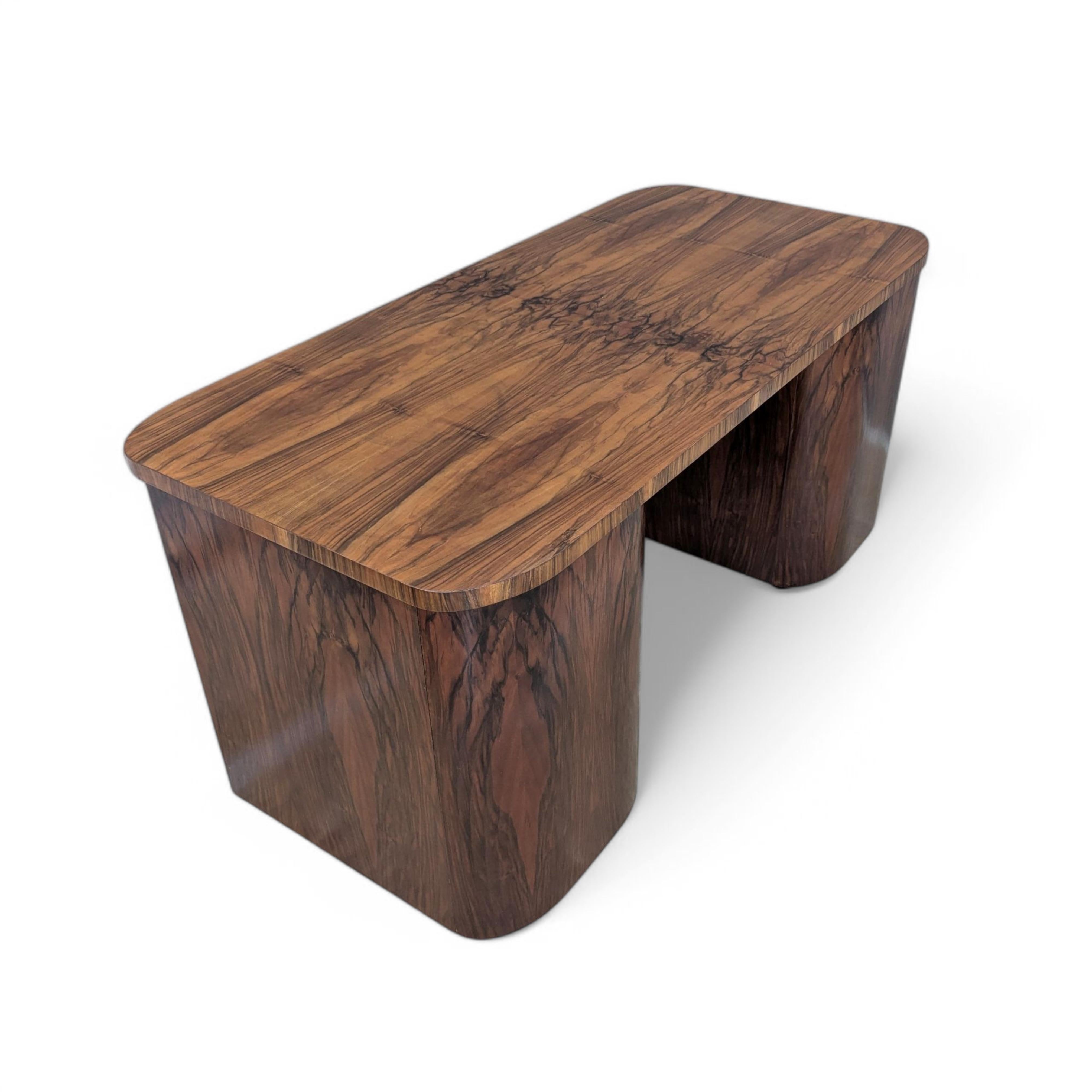 Wood Model H 178 Executive Desk by Jindřich Halabala for UP Zàvody, 1930s