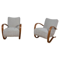 Model H-269 Lounge Chairs by Jindřich Halabala for UP Závody, 1950s.