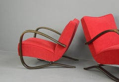 Model H269 Armchairs by Jindřich Halabala, circa 1930s