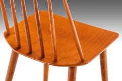 Model J 77 'Farmhouse' Chair in Teak by Folke Palsson for FDB Møbelfabrik, 1960s
