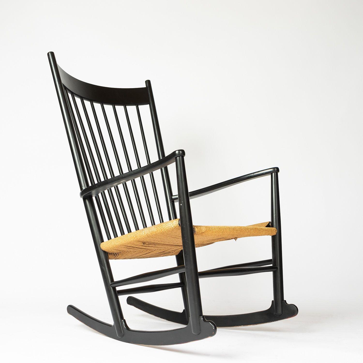 Model J16 Rocking Chair by Hans J. Wegner for FDB Møbler, Vintage 1960s 3