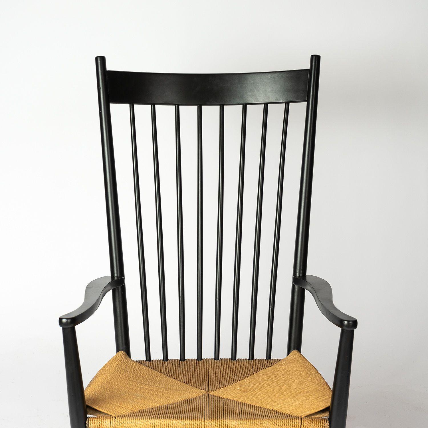 Model J16 Rocking Chair by Hans J. Wegner for FDB Møbler, Vintage 1960s In Good Condition In Bristol, GB
