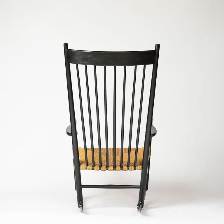 Model J16 Rocking Chair by Hans J. Wegner for FDB Møbler, Vintage 1960s For Sale 1