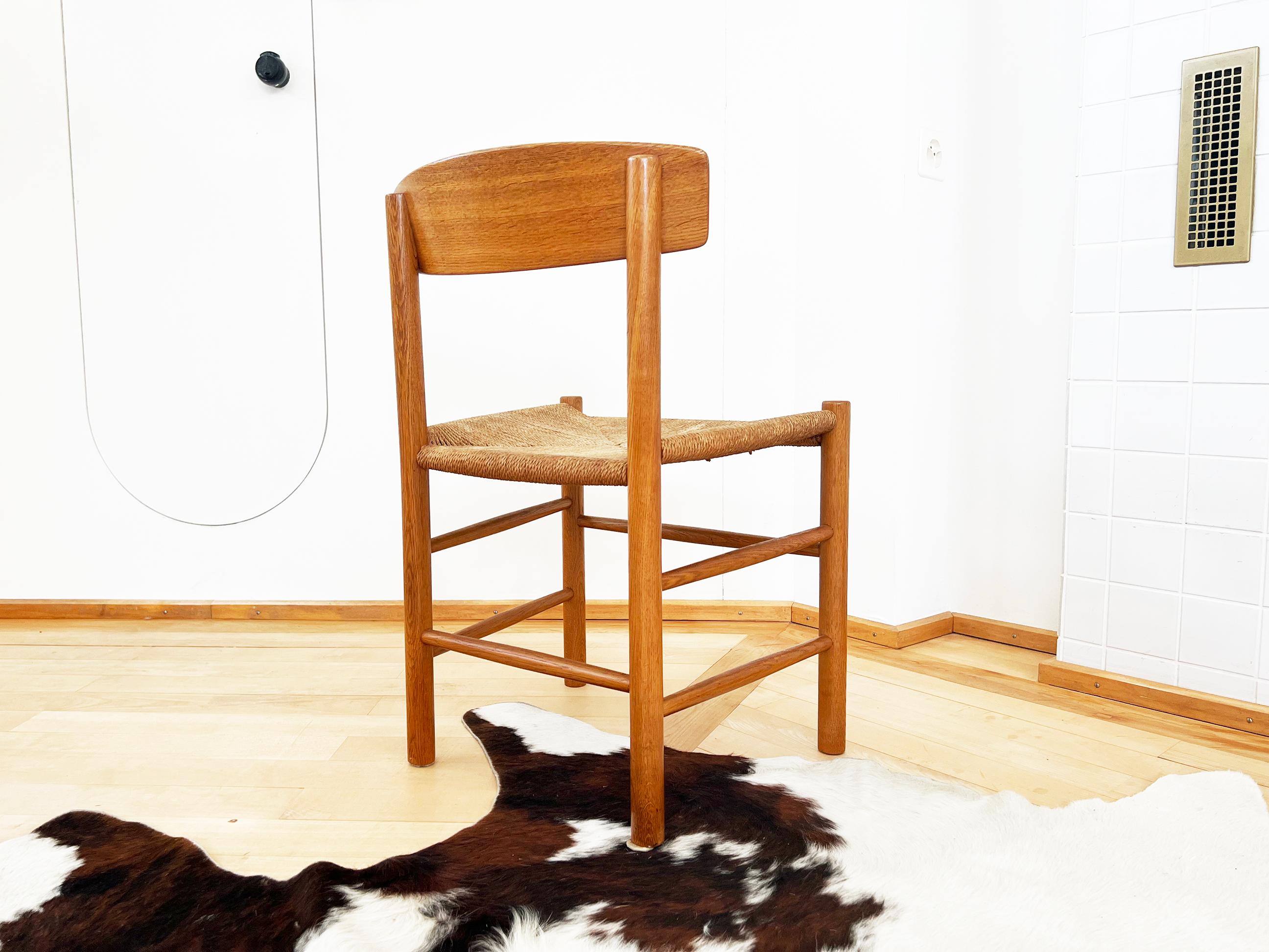 Model J39 Dining Chair by Børge Mogensen for FDB Møbler--one Chair In Good Condition In Basel, BS