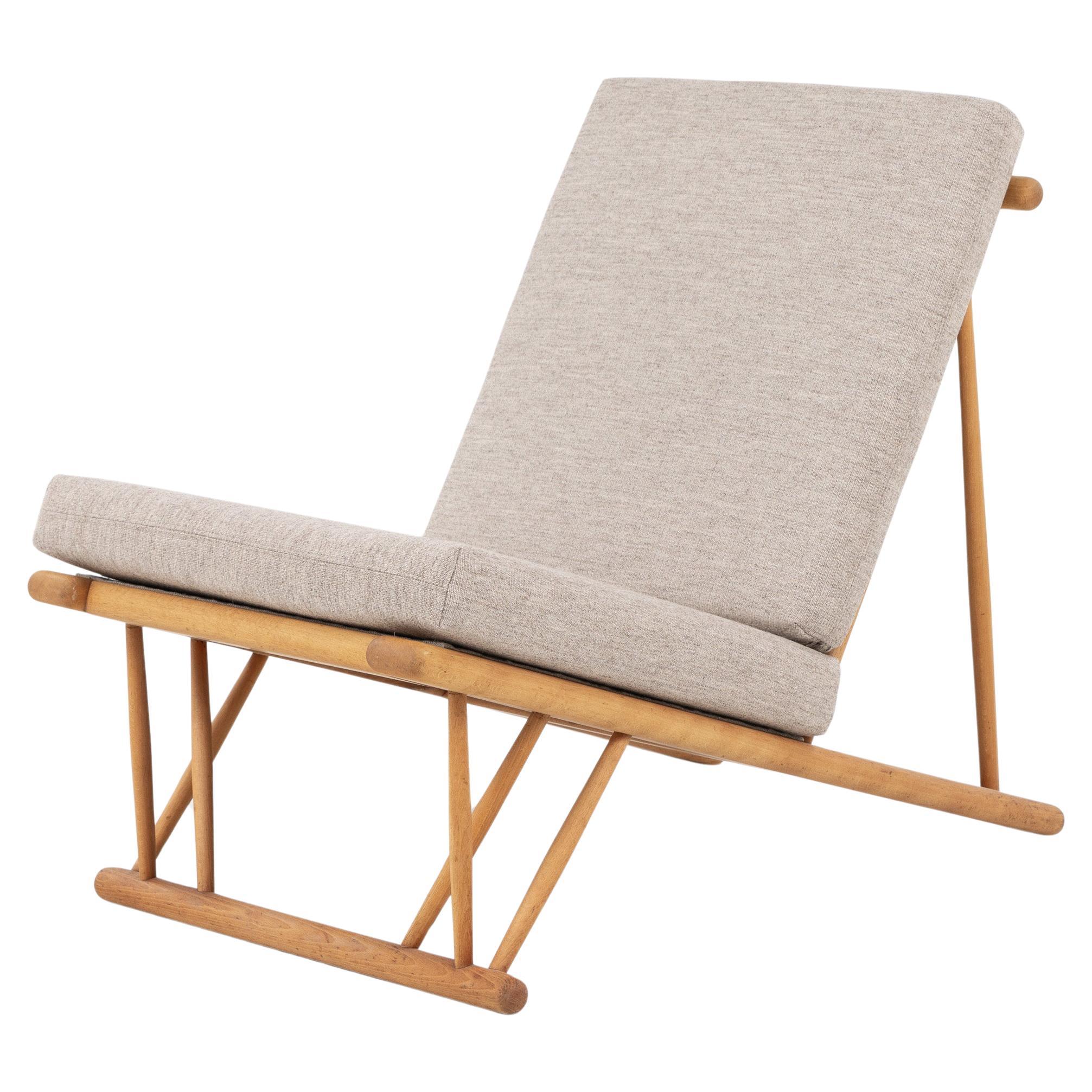 Model J58 Easy chair in beech by Poul Volther