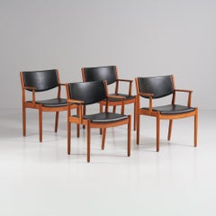 Model J62 Chairs, Poul Volther, FDB Møbler, Denmark, 1960s