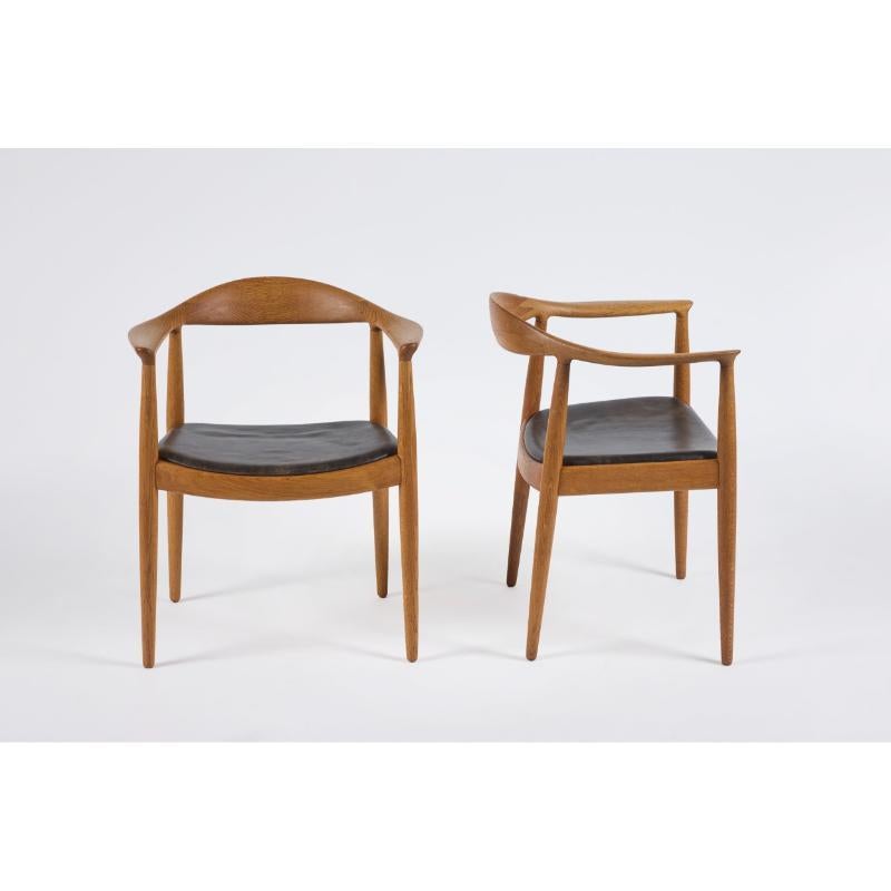 Modell JH051 von Hans Wegner, 8er-Set, Modell (Mitte des 20. Jahrhunderts) im Angebot