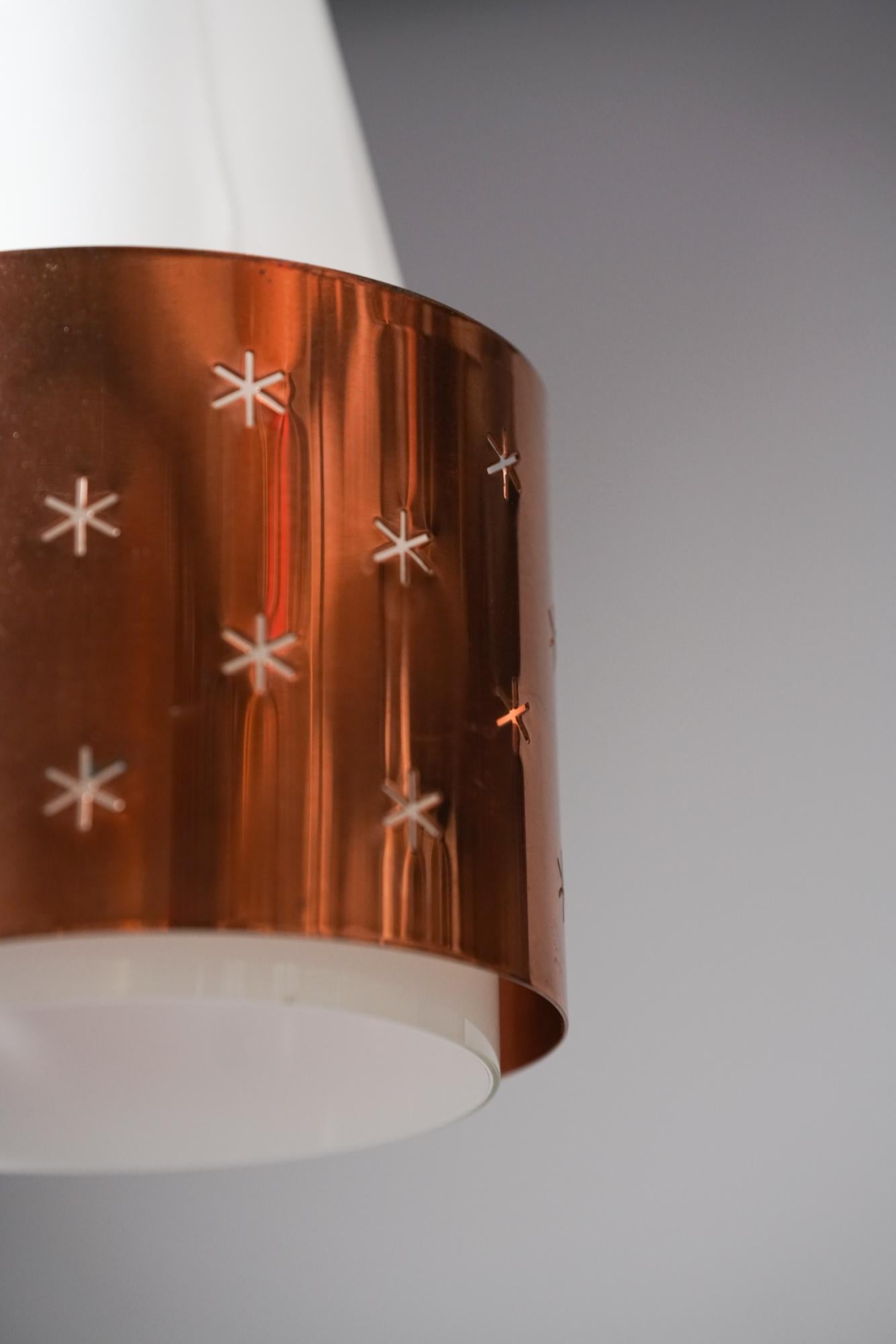 Lampe à suspension modèle K-14 de Paavo Tynell pour Idman, années 1950 en vente 1