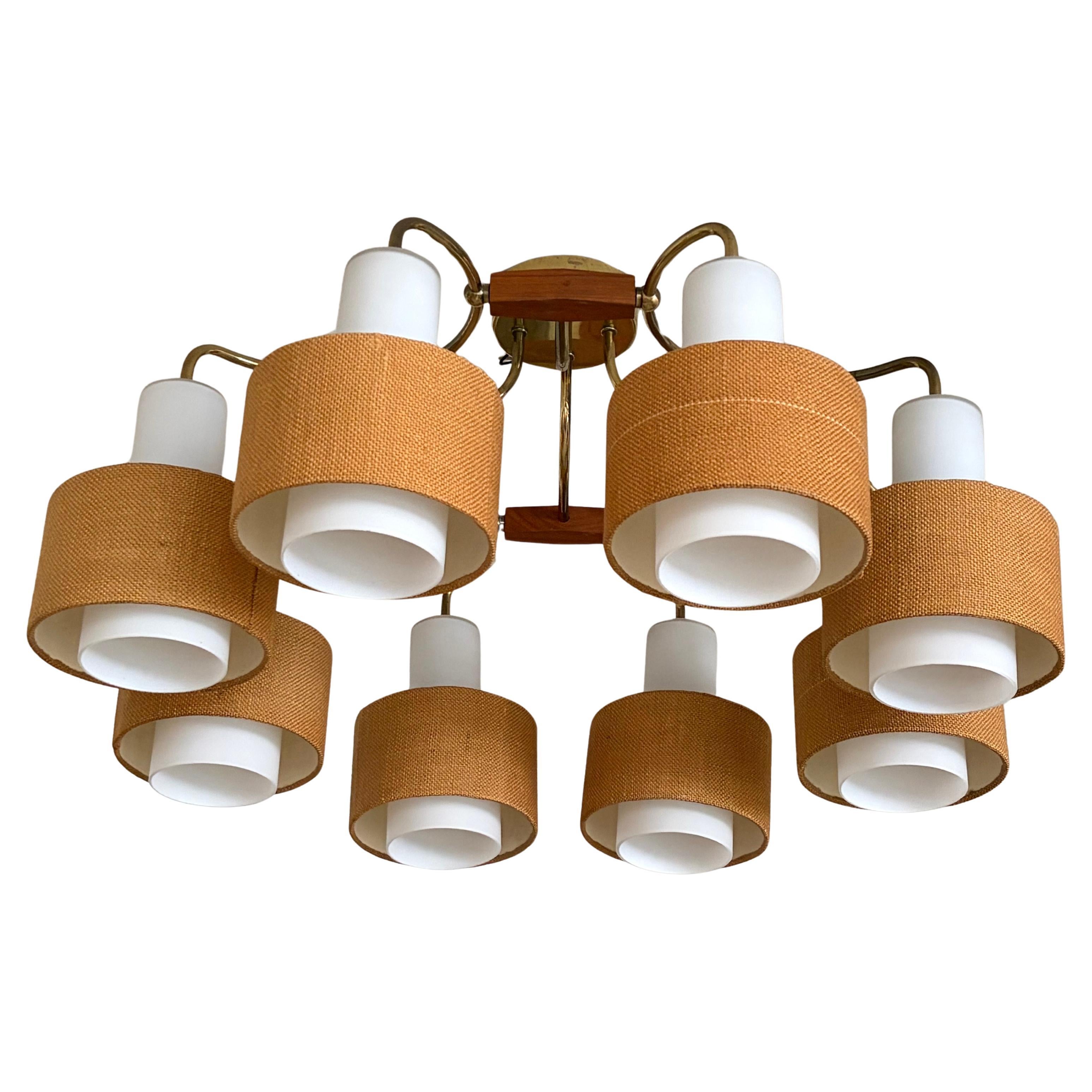 Model No. K1-169/8 Pendelleuchte, Paavo Tynell, Idman Oy, 1950/1960er Jahre im Angebot