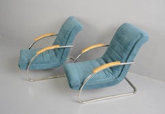 Model K32 Bauhaus Armchairs by Robert Slezak, Circa 1930s