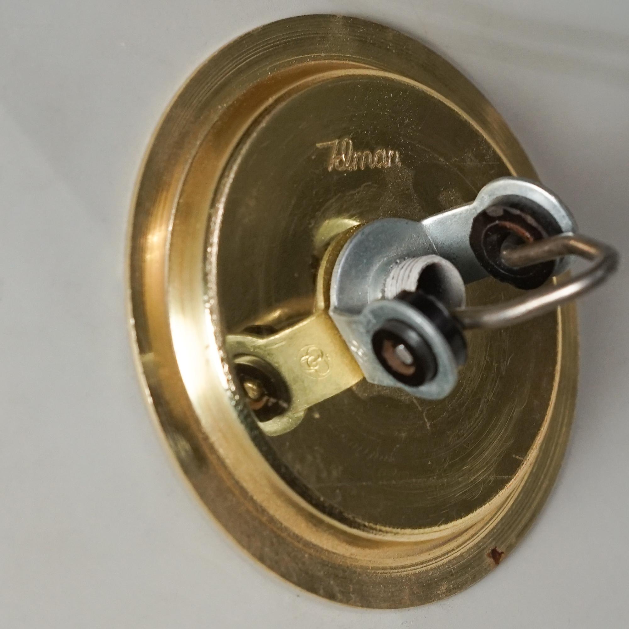 Ottone Model K5-26 Flush Mount, Idman Oy, 1950s in vendita