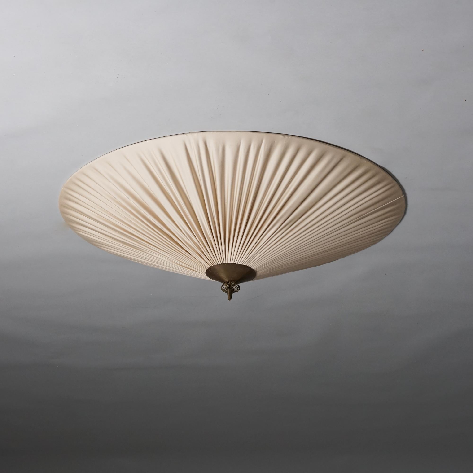 Scandinavian Modern Model K5-26 Flush Mount, Paavo Tynell, Idman Oy, 1950s