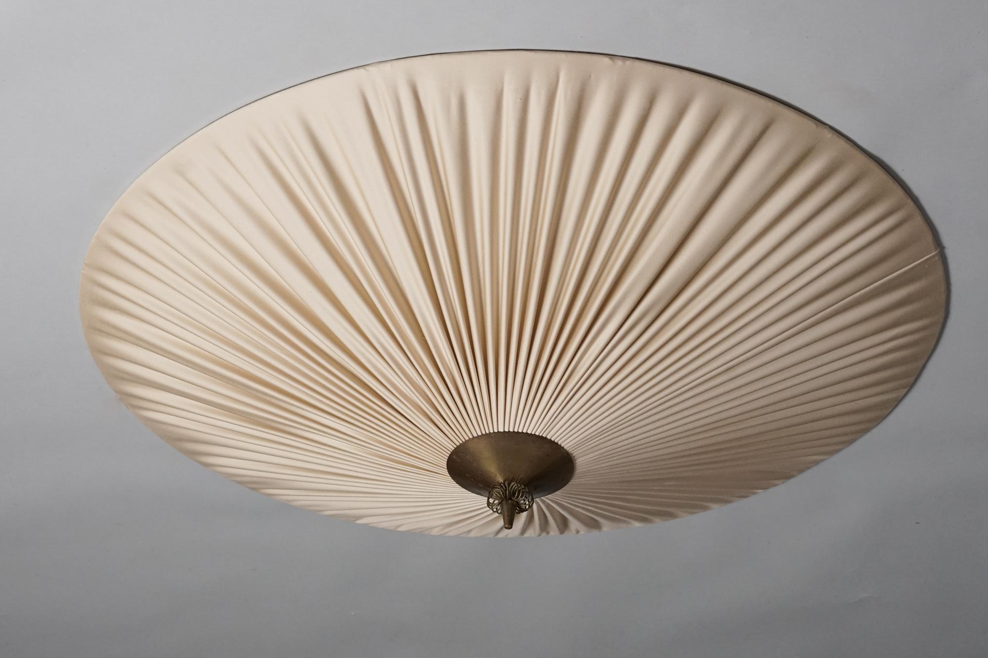 Finnish Model K5-26 Flush Mount, Paavo Tynell, Idman Oy, 1950s