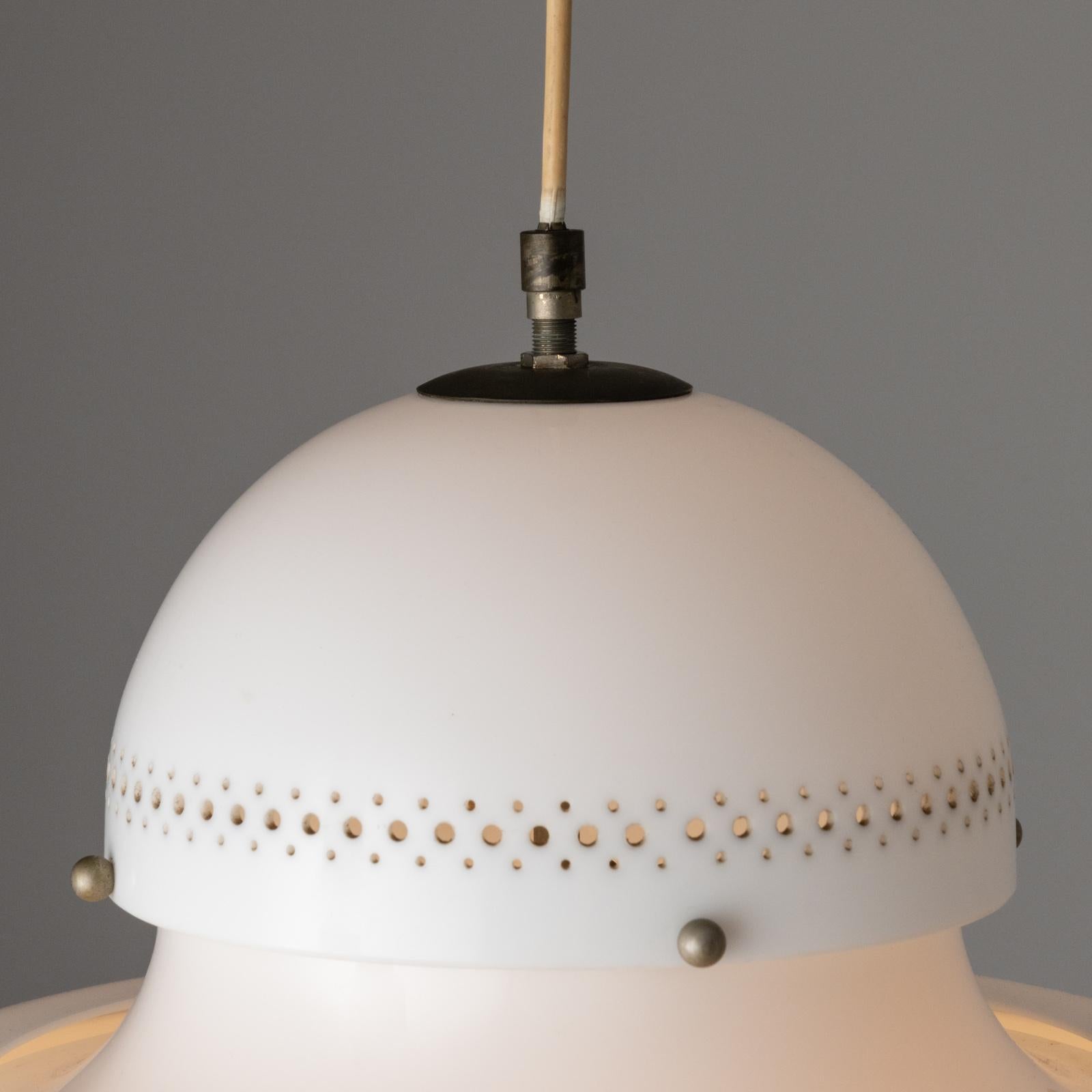 Brass Model KD14 Ceiling Light by Sergio Asti for Kartell For Sale