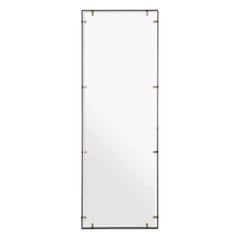 Model No. Mirror, Rauchglas und Messing antik.