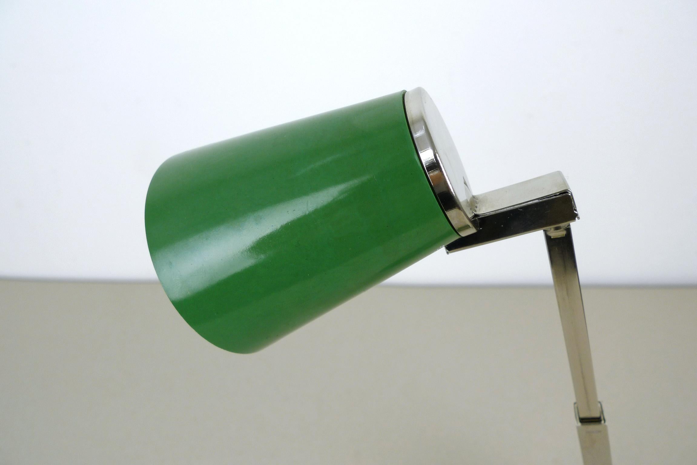 Model Lampette Green Table Lamp from Eichhoff, Germany, 1960s 5