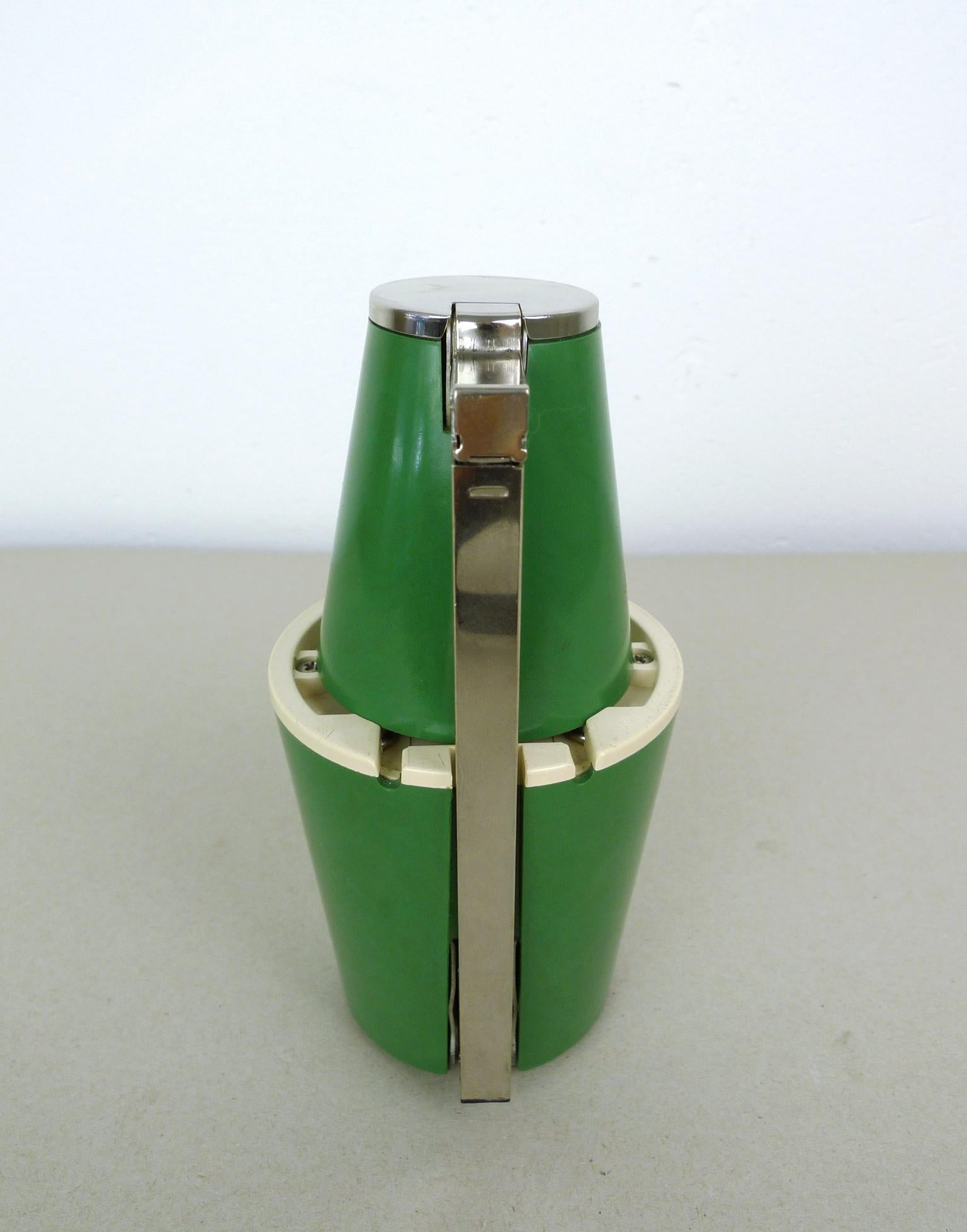 Metal Model Lampette Green Table Lamp from Eichhoff, Germany, 1960s