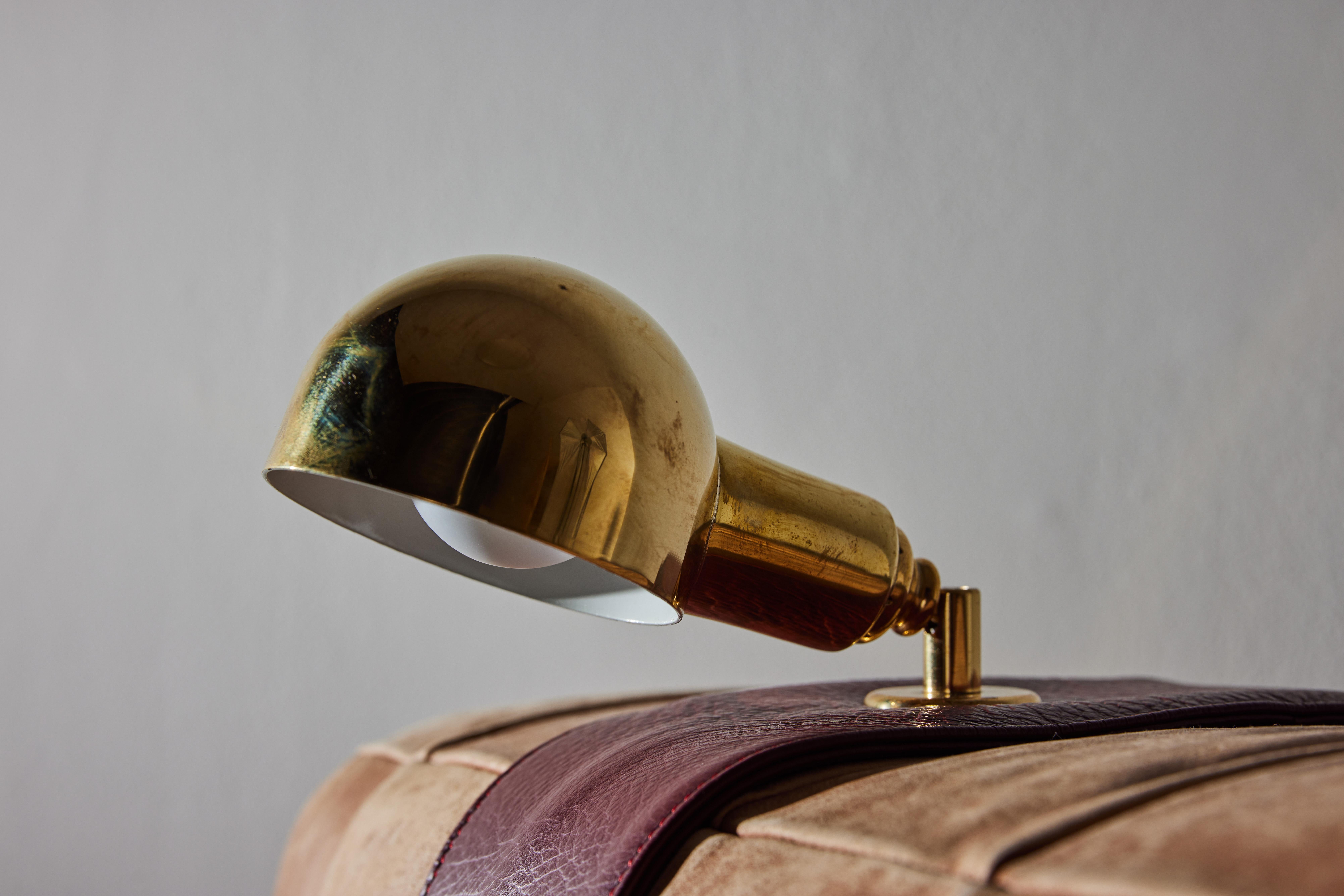 Brass Model Lp01 Armchair Lamp by Luigi Caccia Dominioni for Azucena