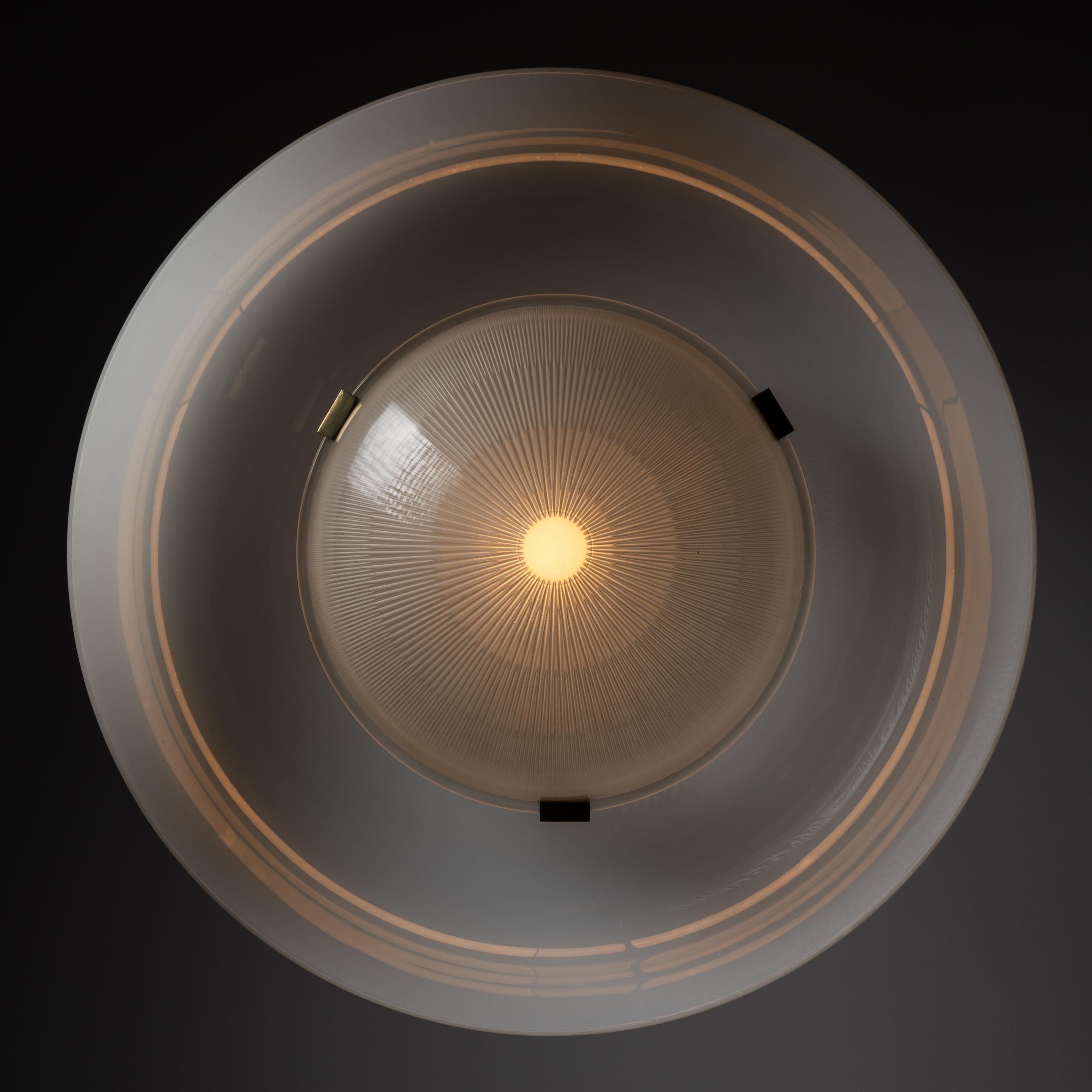 Brass Model LS7 'Paolina' Ceiling Light by Ignazio Gardella for Azucena