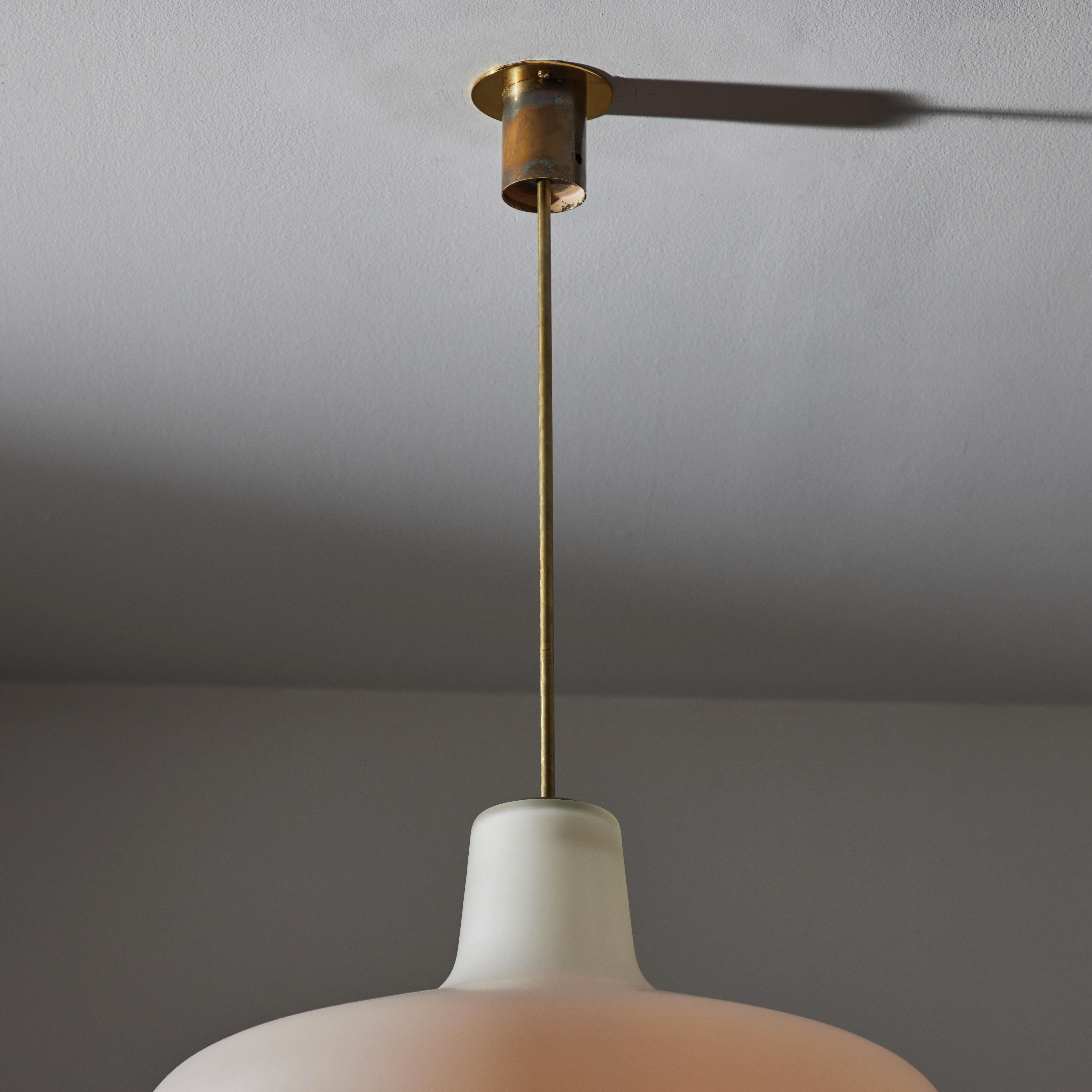 Brass Model LS7 “Paolina” Ceiling Light by Ignazio Gardella for Azucena