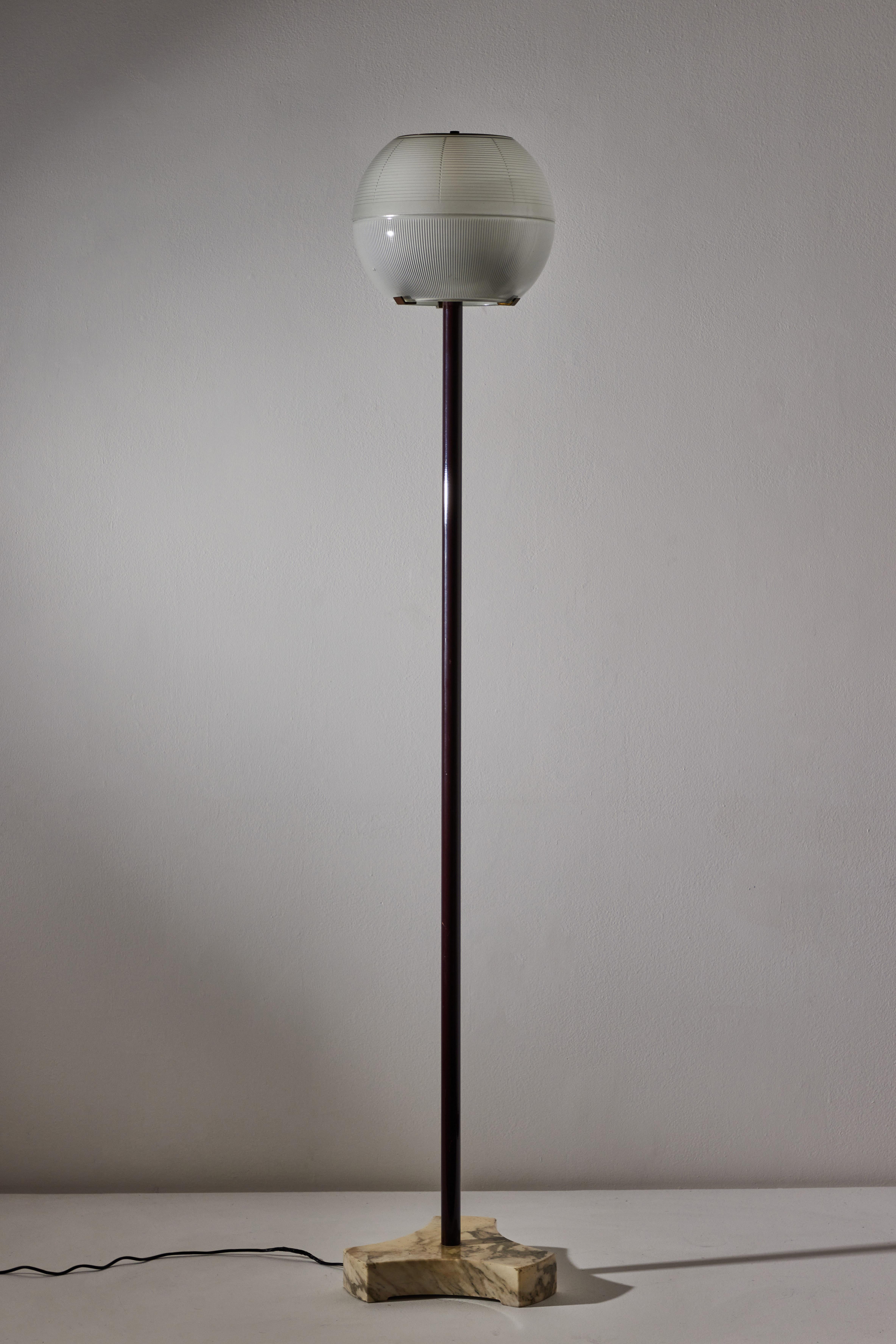 Brass Model LTE 8 Floor Lamp by Ignazio Gardella for Azucena