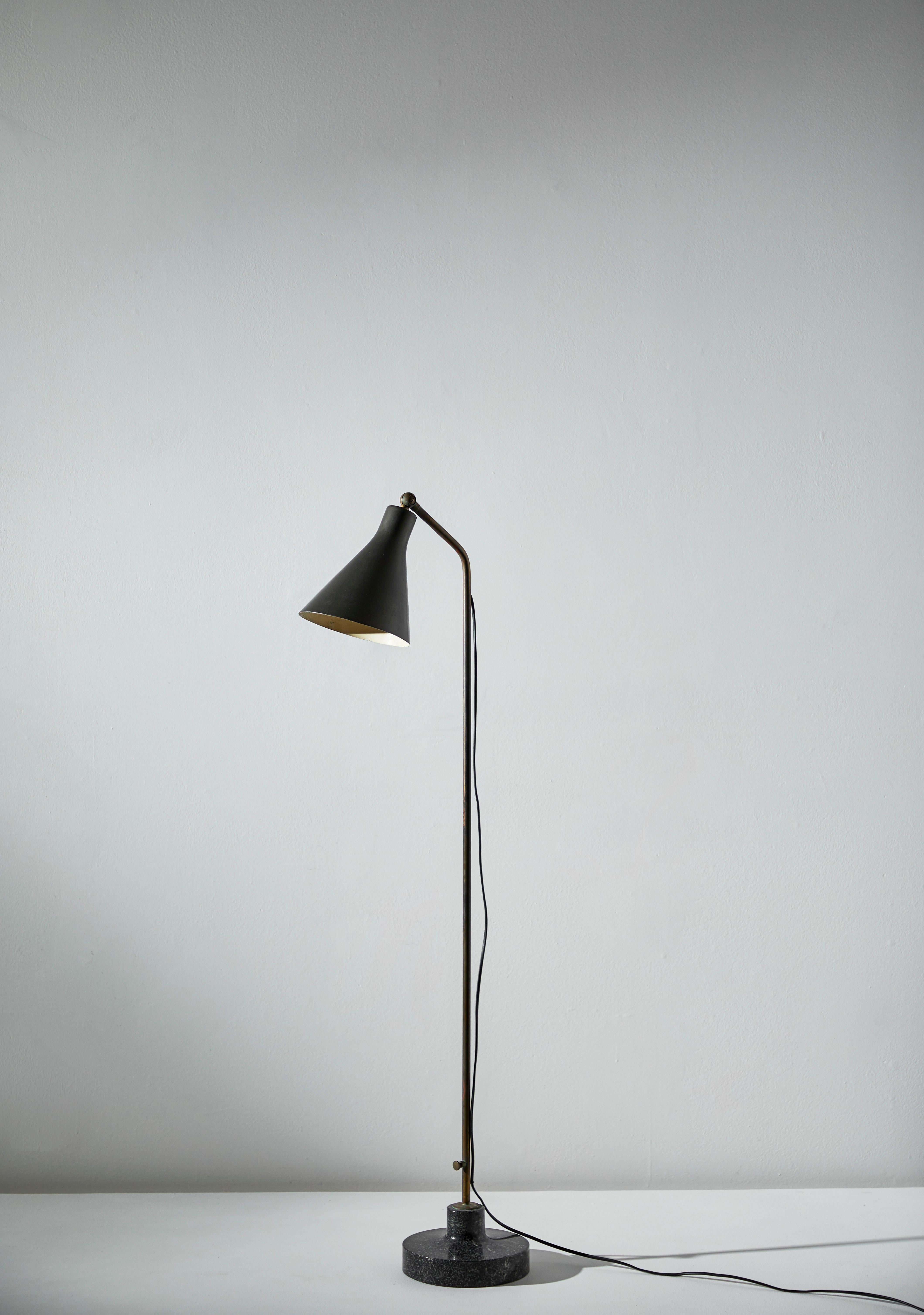 Enameled Model Lte3 Alzabile Floor Lamp by Ignazio Gardella for Azucena