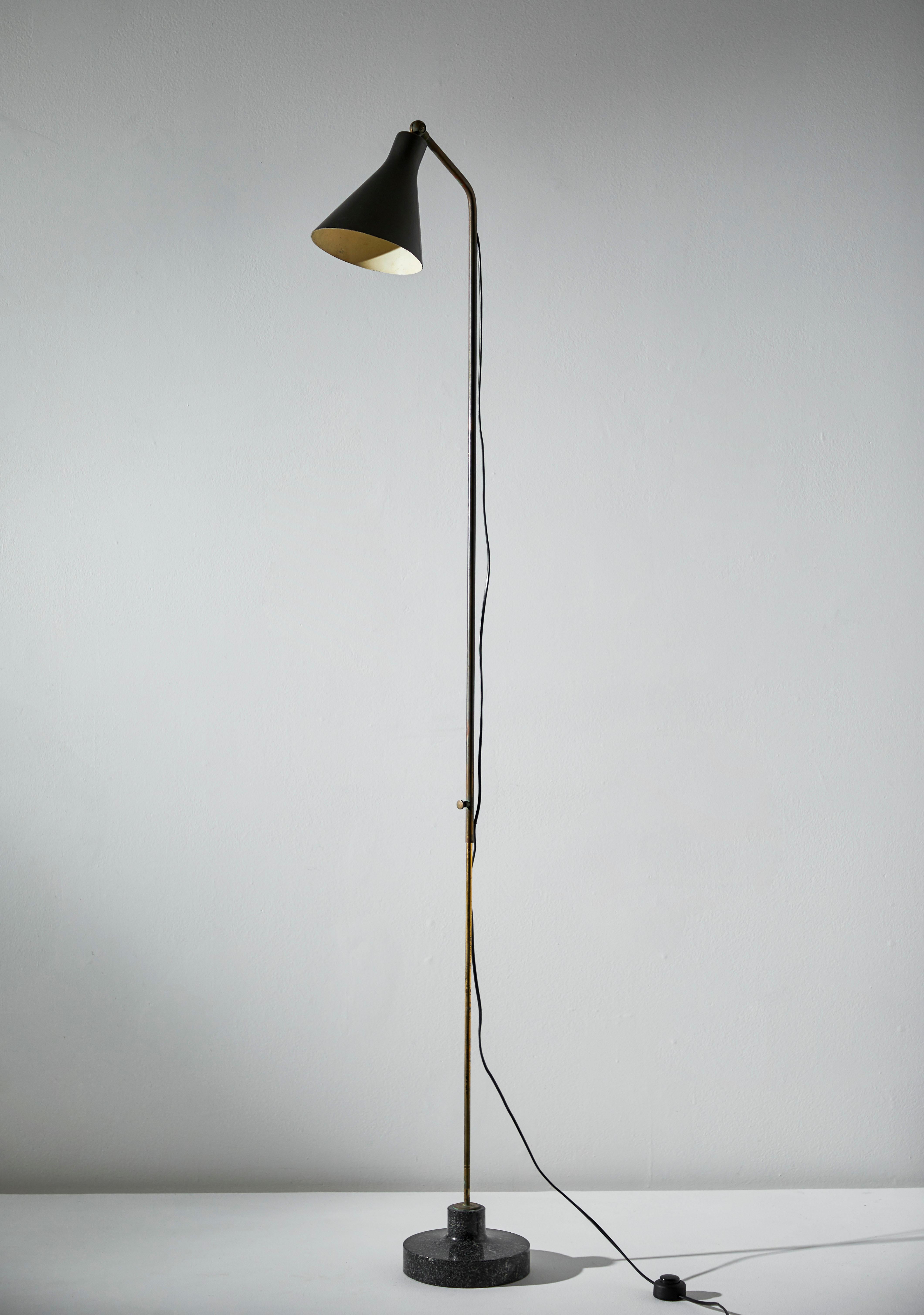Mid-20th Century Model Lte3 Alzabile Floor Lamp by Ignazio Gardella for Azucena