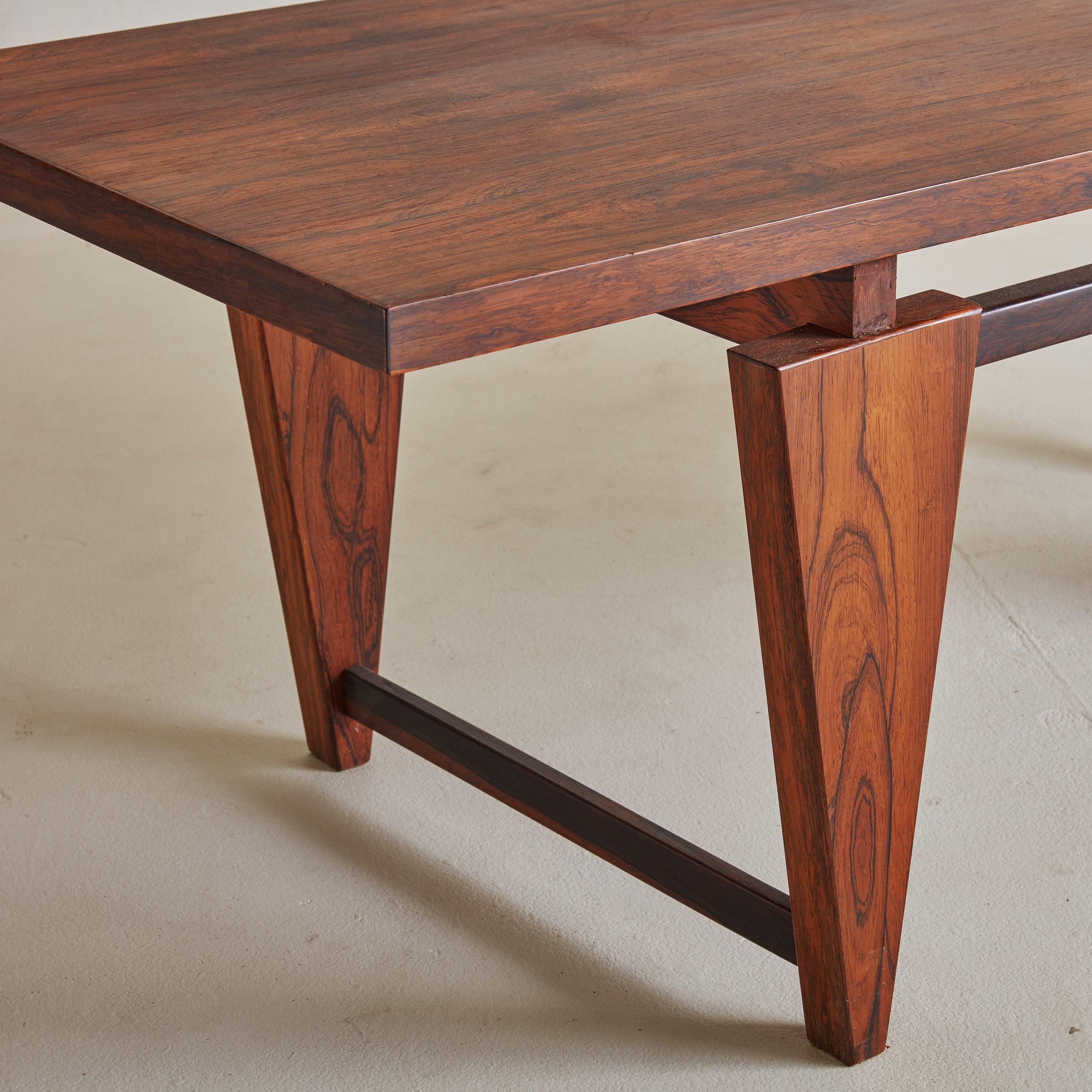 Scandinavian Modern Model ML 115’ Rosewood Coffee Table Attributed to Illum Wikkelsø