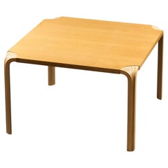 Model "MX800B" Ash and Birch Coffee Table by Alvar Aalto, Artek, Finland