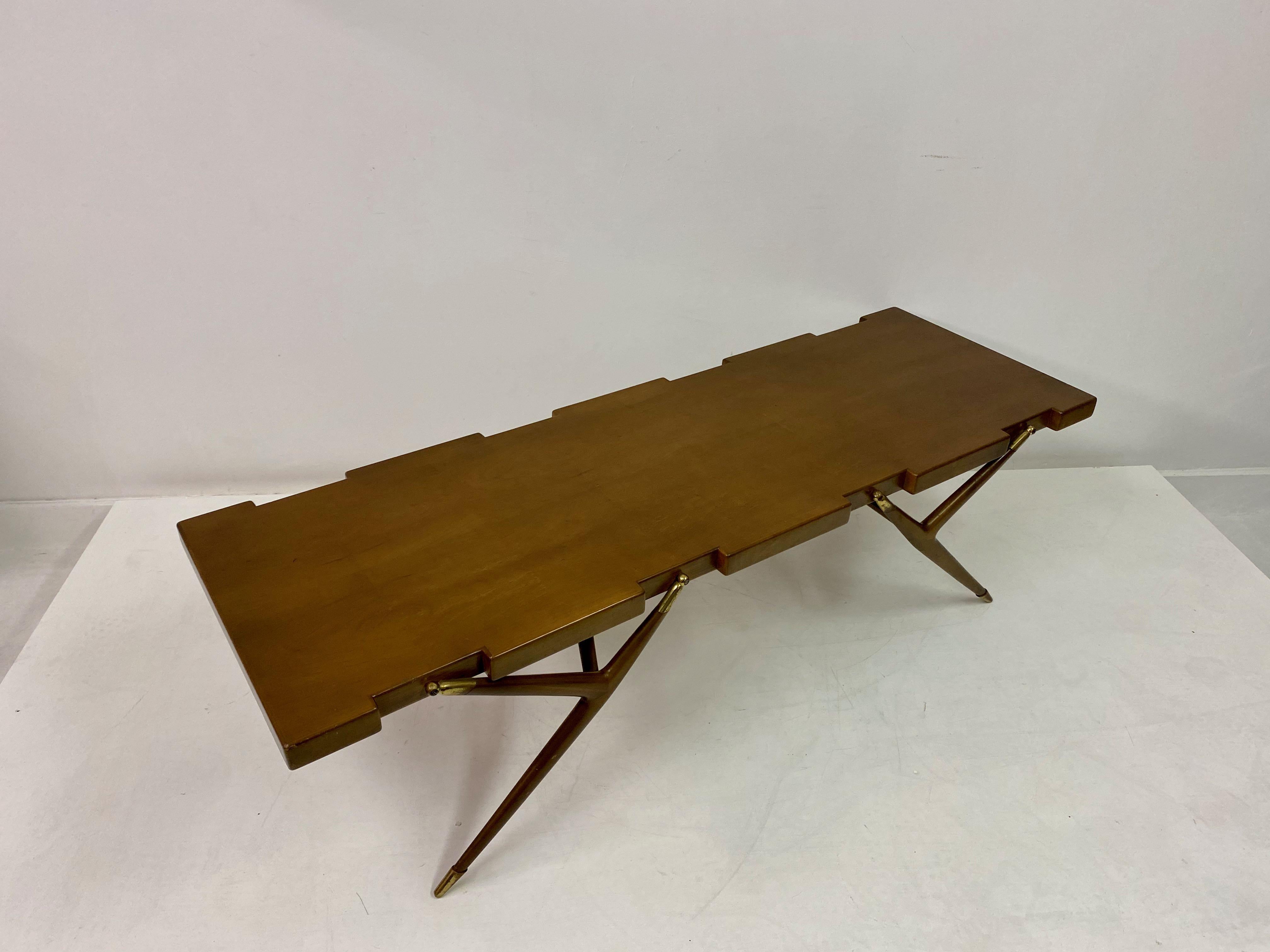 Model No. 1116 Coffee Table by Ico Parisi for Singer & Sons For Sale 3