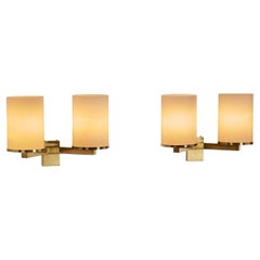 Antique Model No. "1142" Wall Lights by Atelier Jean Perzel, France 20th Century