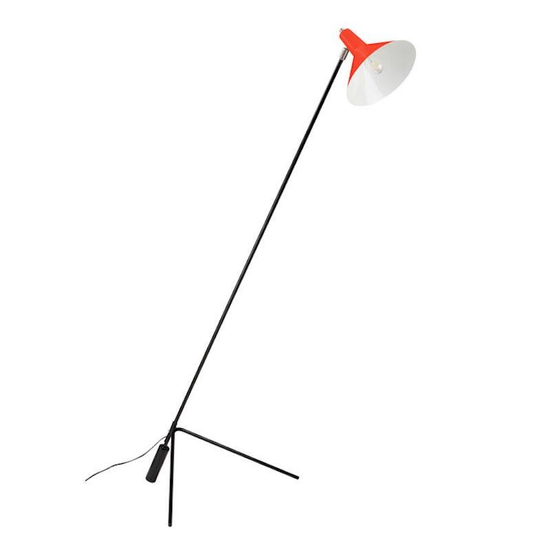 Néerlandais Lampadaire Grasshopper modèle n° 1502 de J.M. Hoogervorst pour Anvia en vente