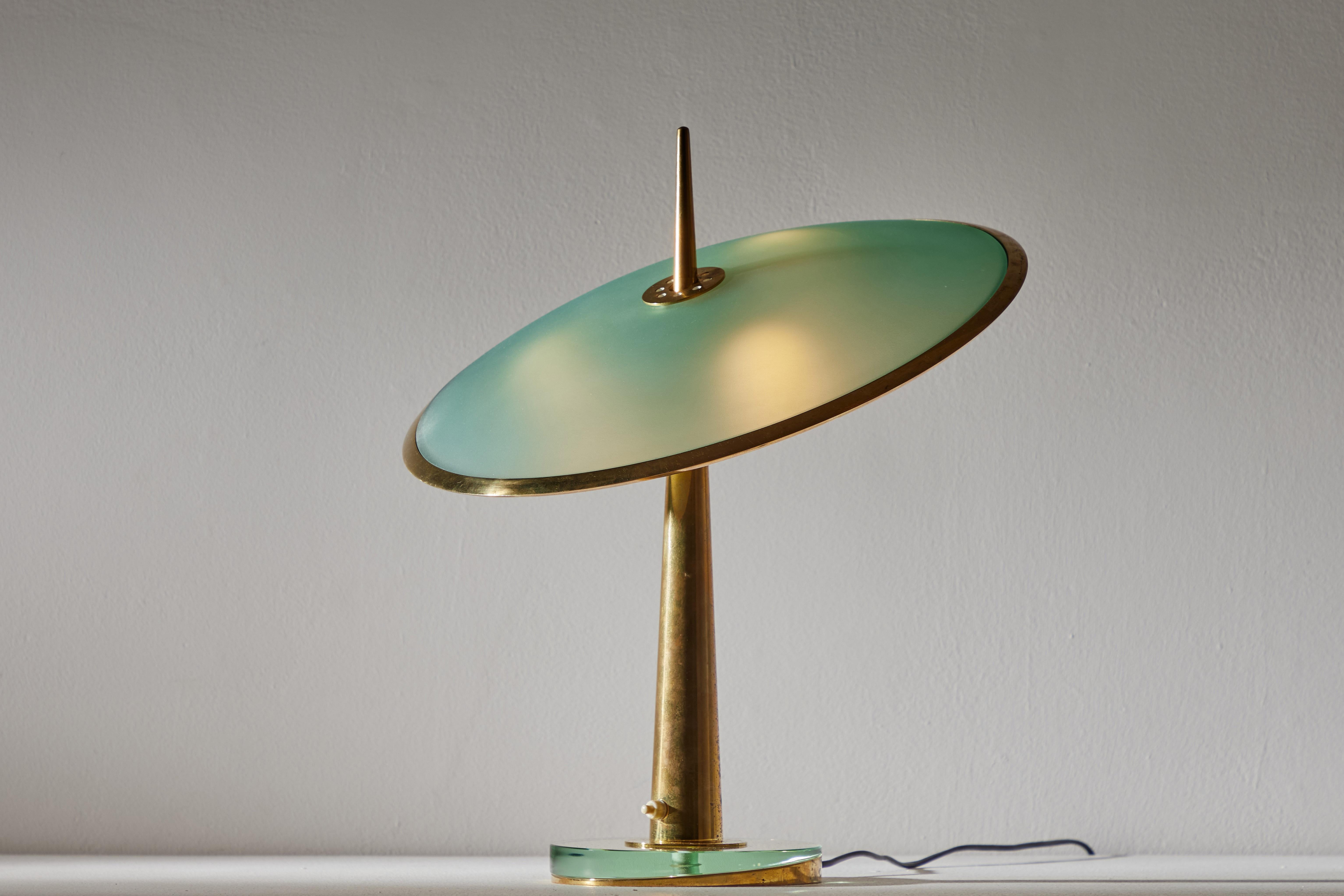 Mid-Century Modern Model No. 1538 Table Lamp by Max Ingrand for Fontana Arte For Sale