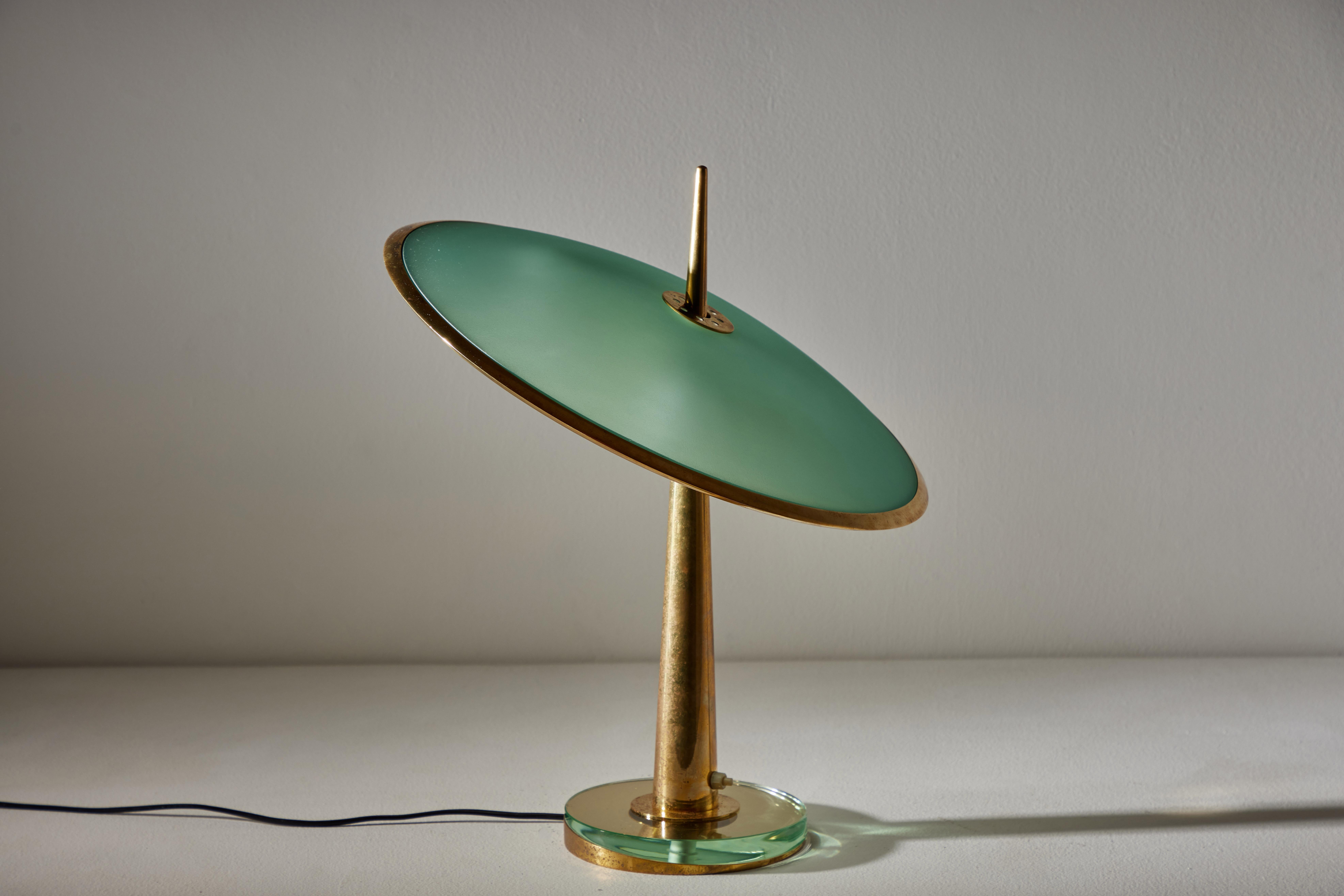 Mid-20th Century Model No. 1538 Table Lamp by Max Ingrand for Fontana Arte For Sale