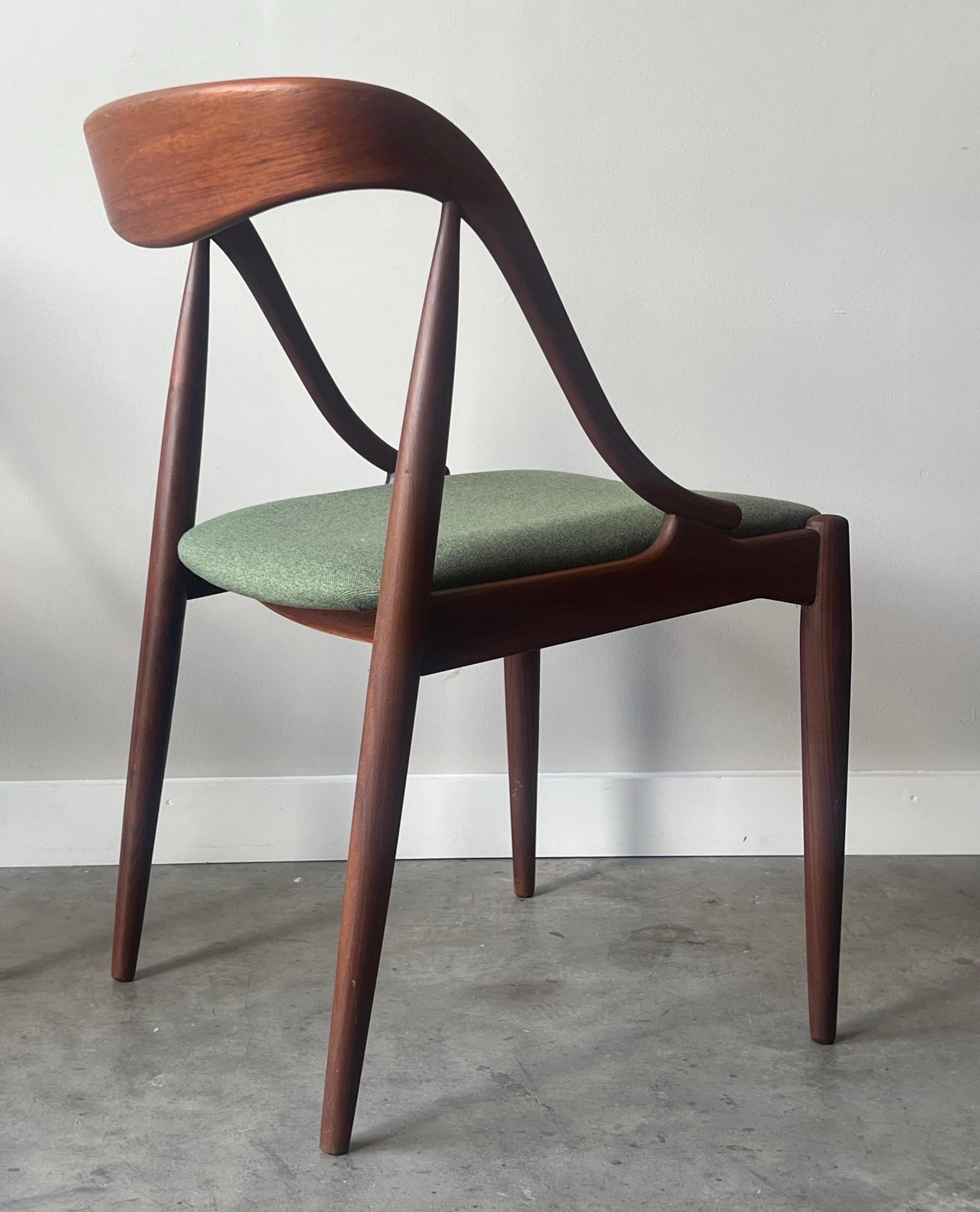 Fabric Model No. 16 Dining Chairs by Johannes Andersen - Set of Six