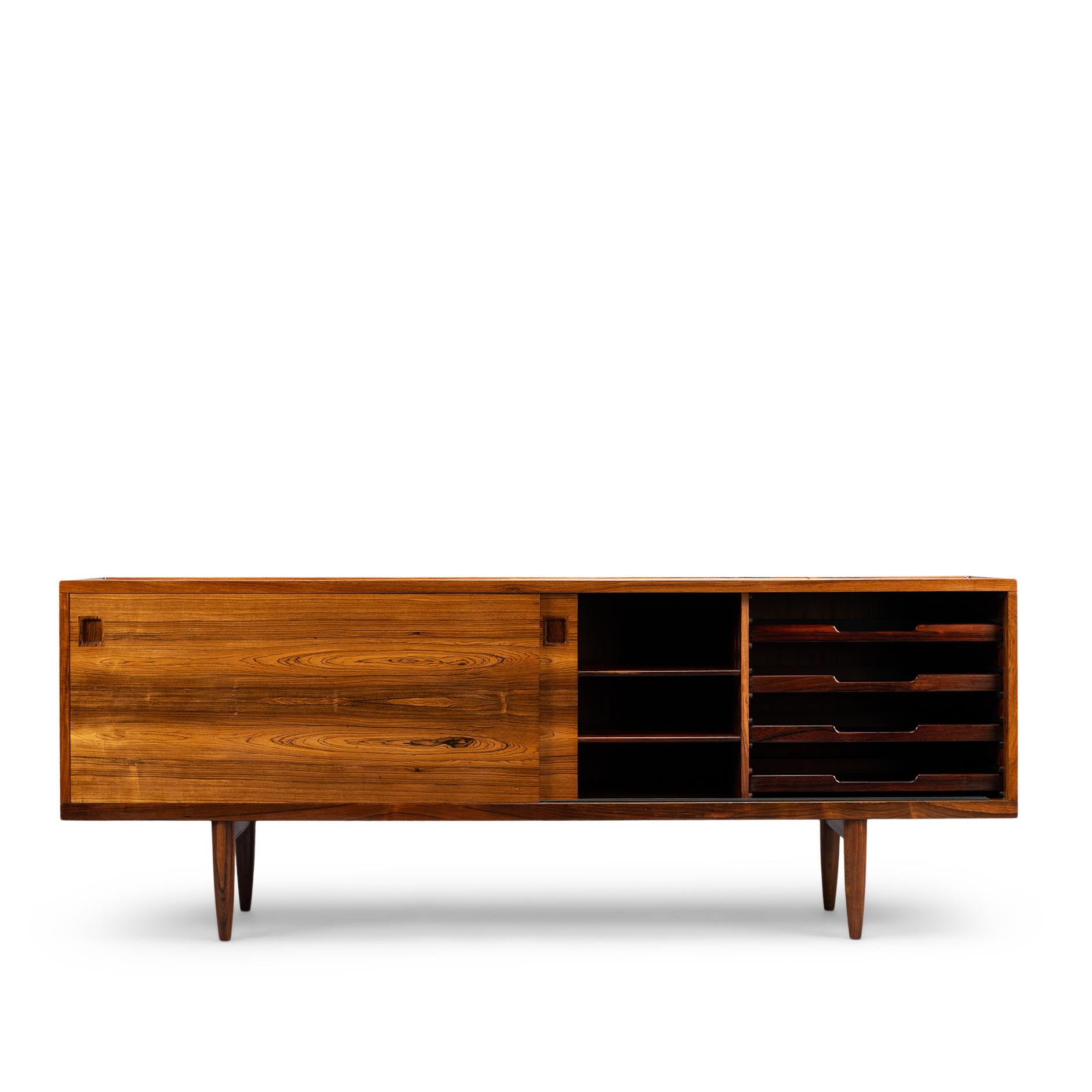 Mid-Century Modern Model No. 20 Rosewood Sideboard by Niels O. Moller for J.L Møllers, 1950s