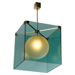 Model No. 2073 Ceiling Light by Max Ingrand for Fontana Arte, Italy, 1964