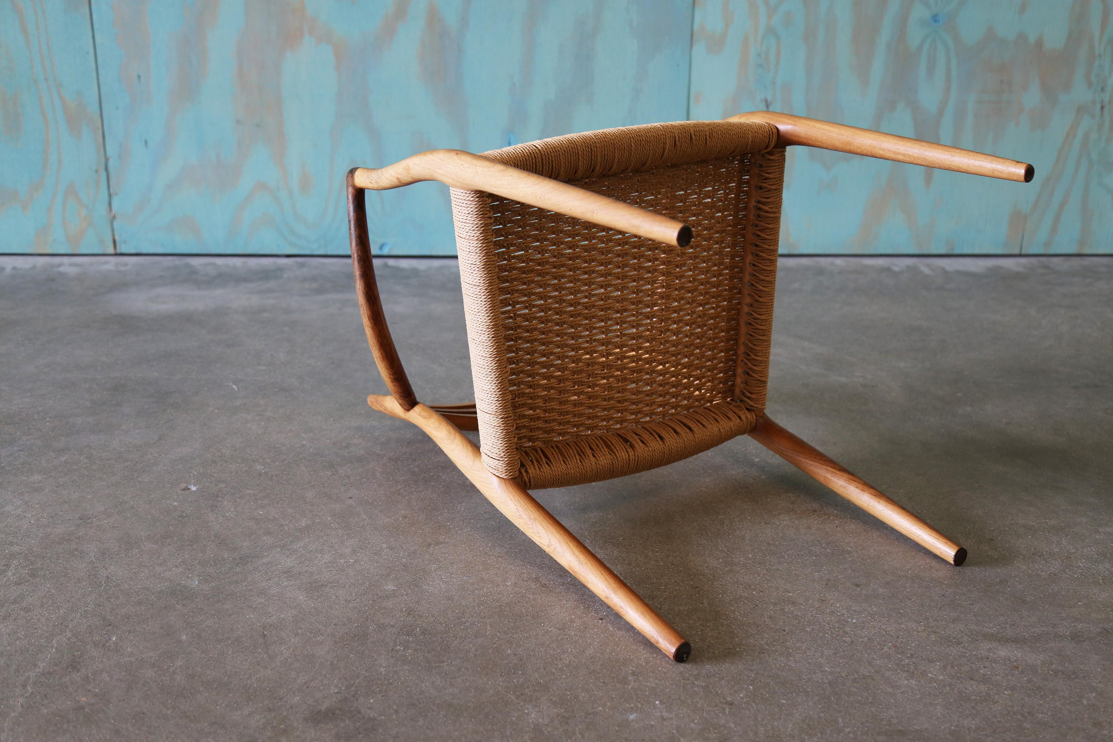 Model no. 62 Rosewood Carver Armchair by Niels Møller, Denmark, circa 1962 For Sale 7