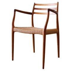 Model no. 62 Rosewood Carver Armchair by Niels Møller, Denmark, circa 1962