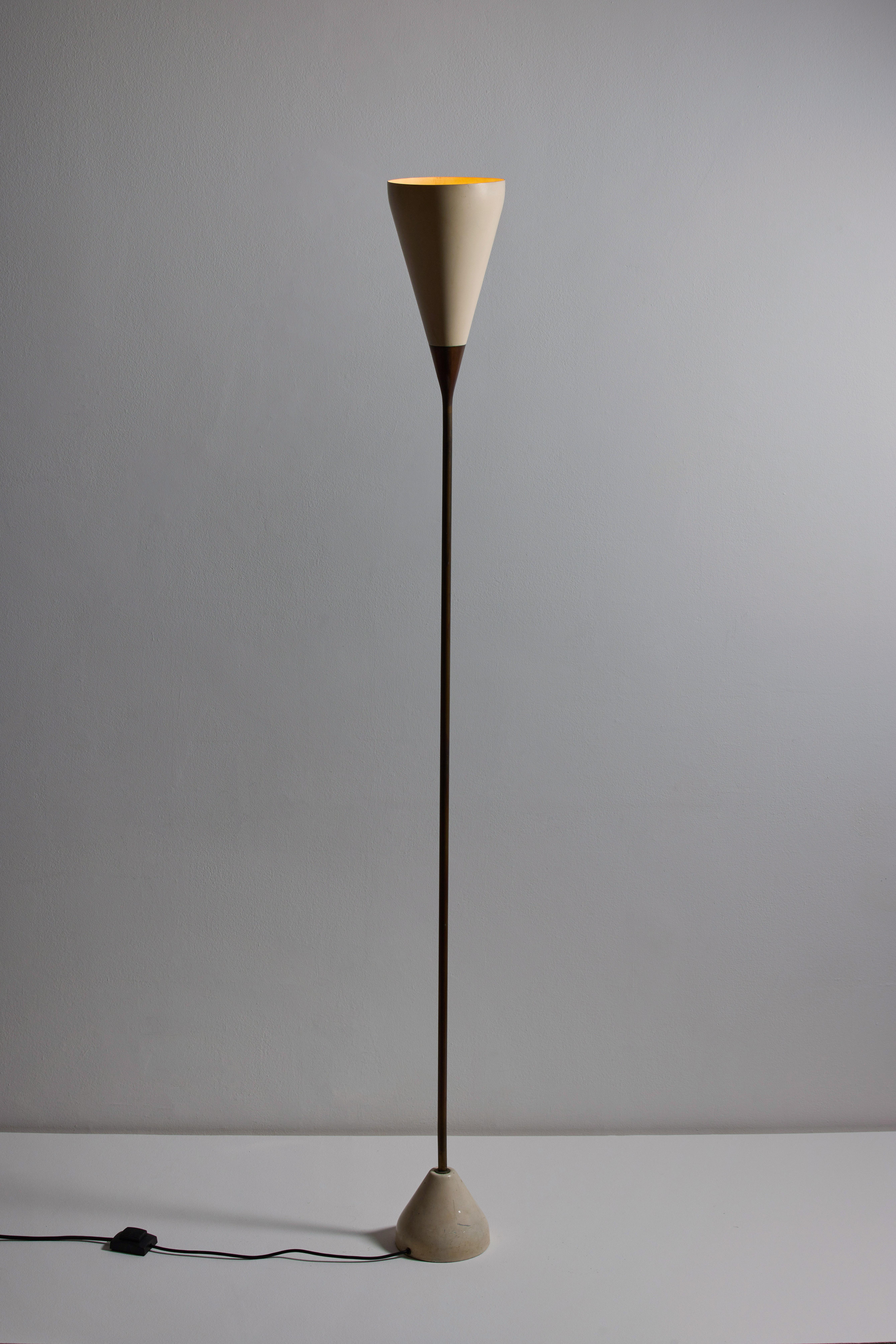 Model No. B-30 Floor Lamp by Franco Buzzi for Oluce In Good Condition For Sale In Los Angeles, CA