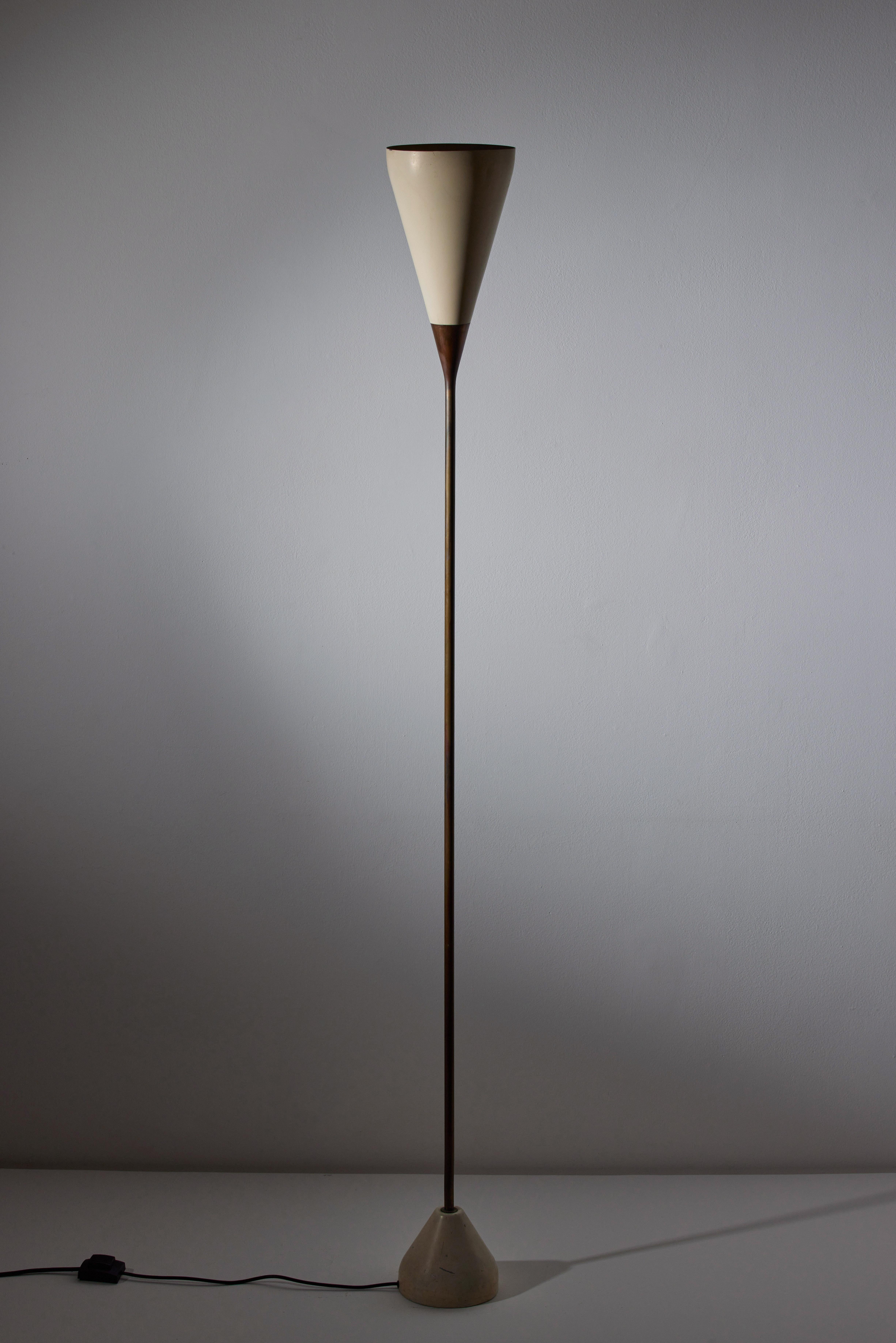 Mid-20th Century Model No. B-30 Floor Lamp by Franco Buzzi for Oluce For Sale