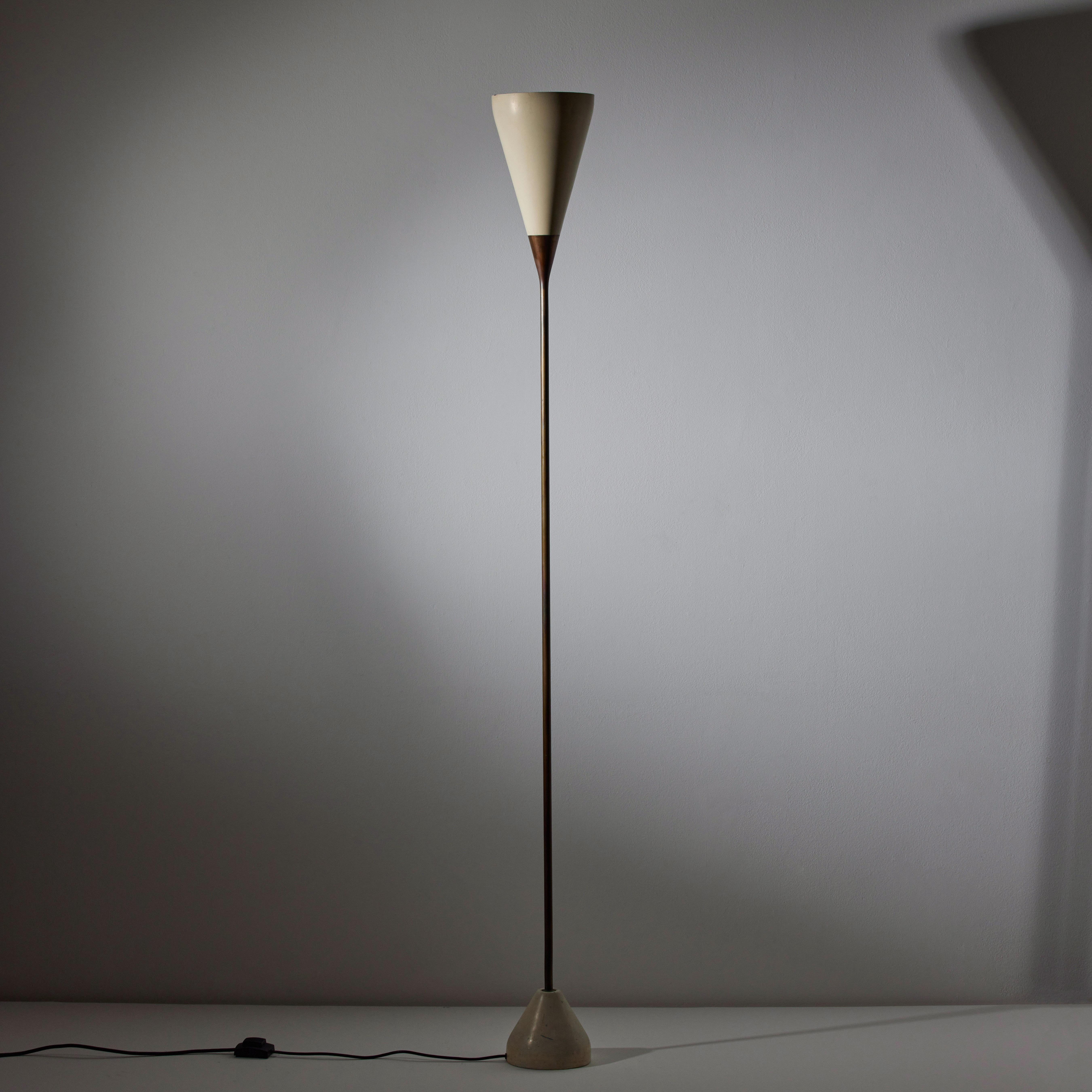 Model No. B-30 Floor Lamp by Franco Buzzi for Oluce For Sale 2