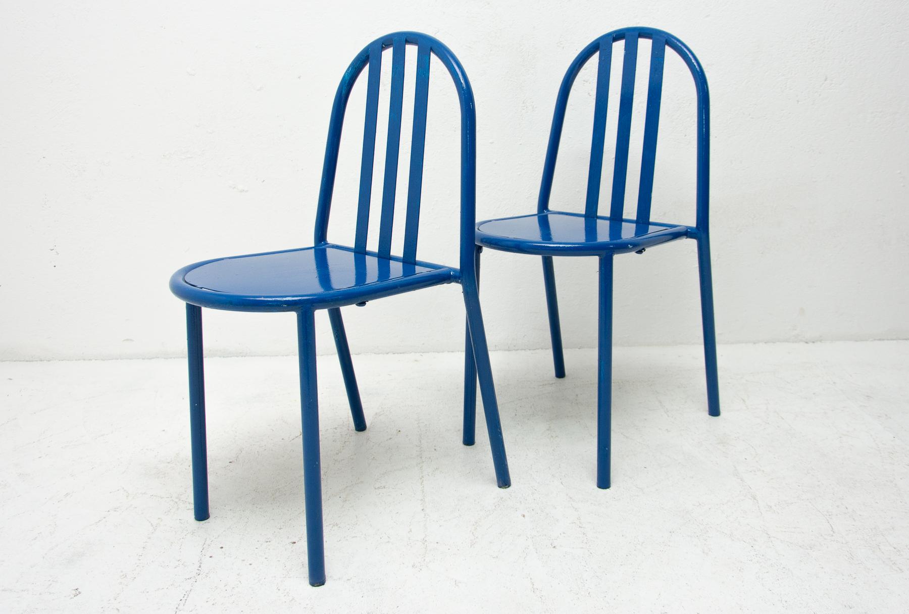 French Model No.222 Bauhaus Chairs by Robert Mallet-Stevens, 1960s