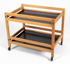 Model Number 5370 Serving Cart in Oak by Børge Mogensen, 1981